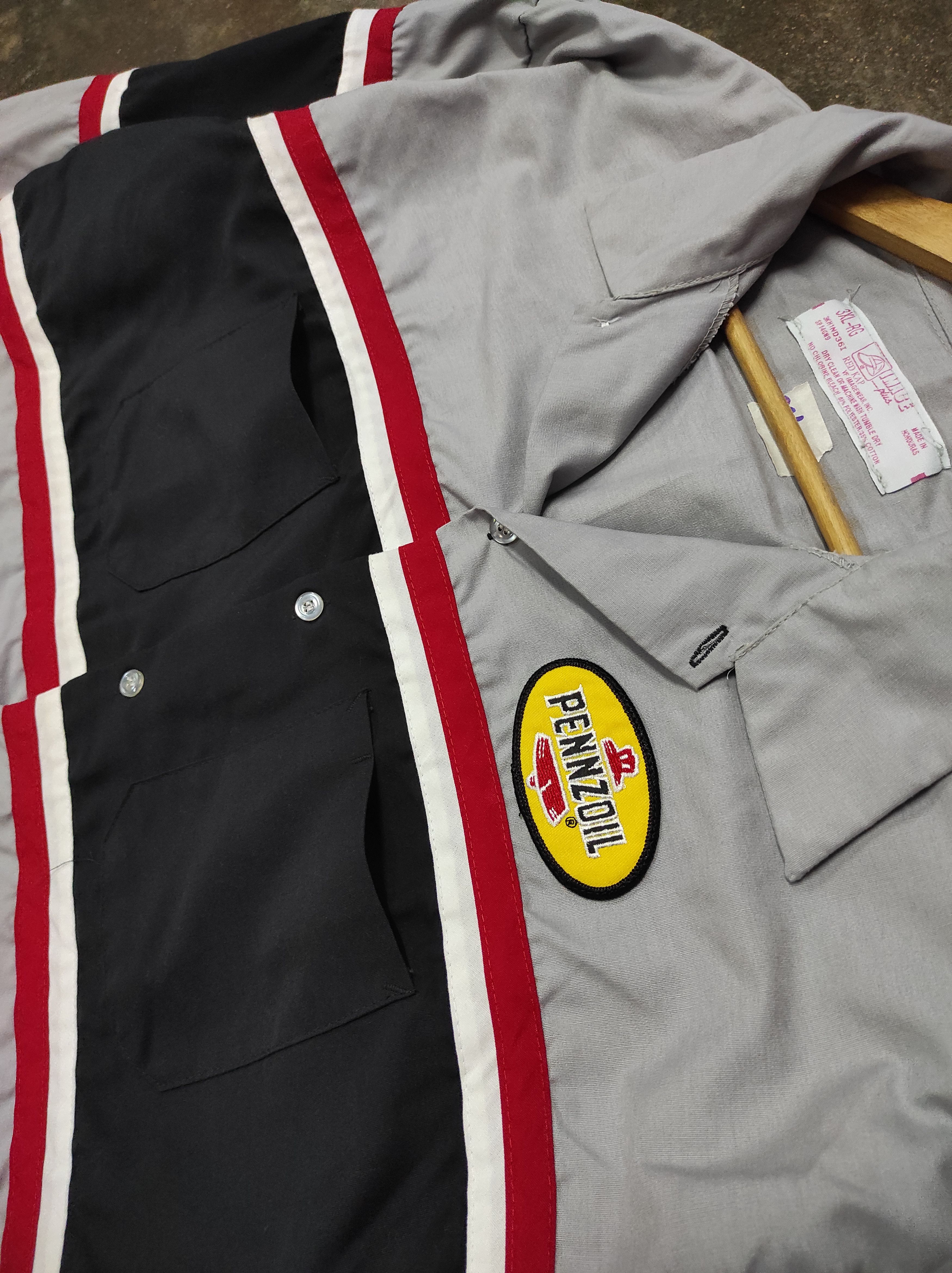 Red Kap × Sports Specialties RED KAP PENNZOIL VTG WORKERS SHIRT OVERSIZED Size US XXL / EU 58 / 5 - 4 Thumbnail