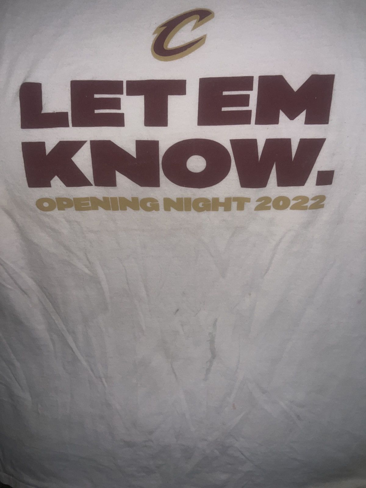 Gildan Gildan Cleveland Cavaliers Opening Night 2022 Let Em Know T Size US XL / EU 56 / 4 - 4 Thumbnail