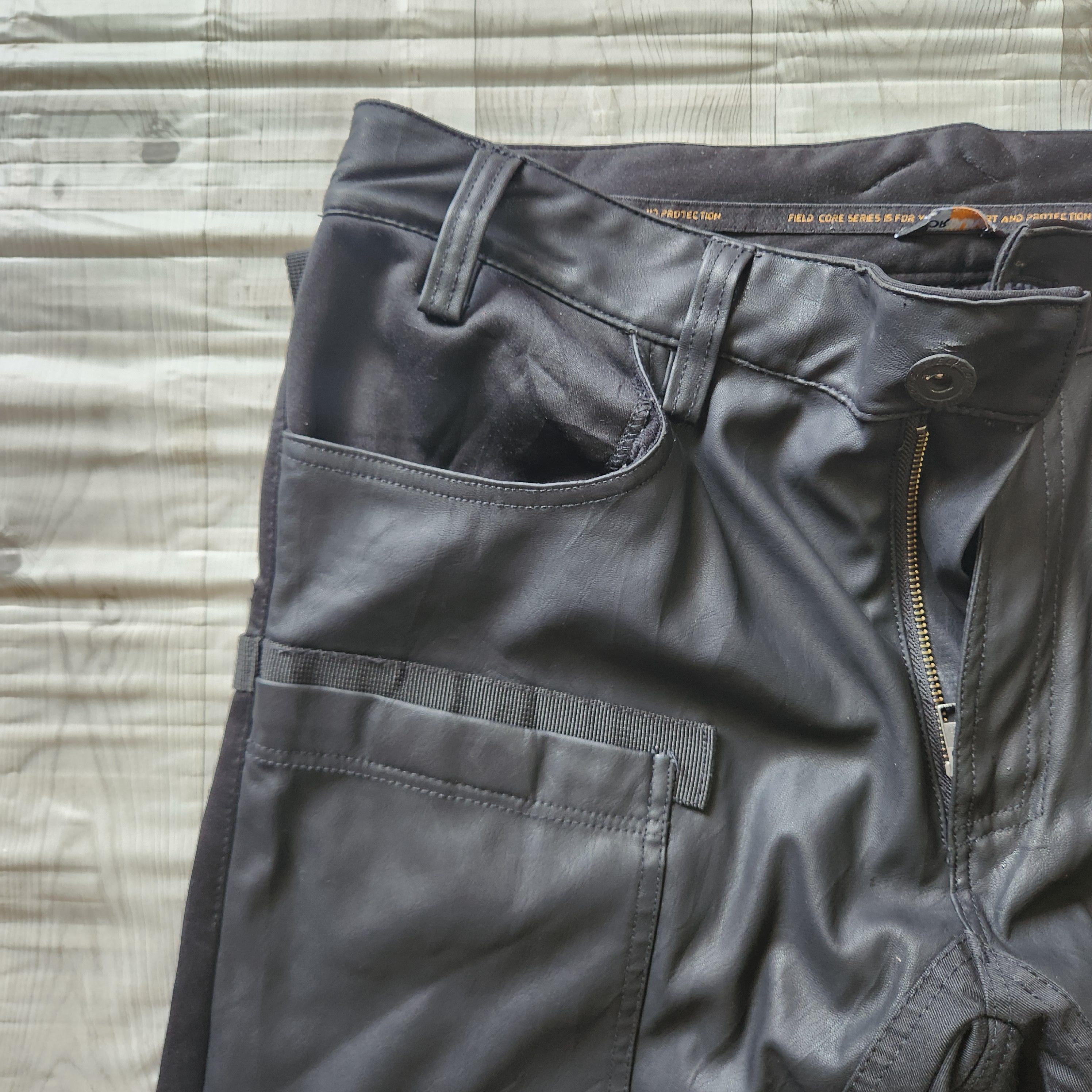 Japanese Brand Field Core Cordura Fabric Double Knee Bikers Pants Size US 35 - 3 Thumbnail