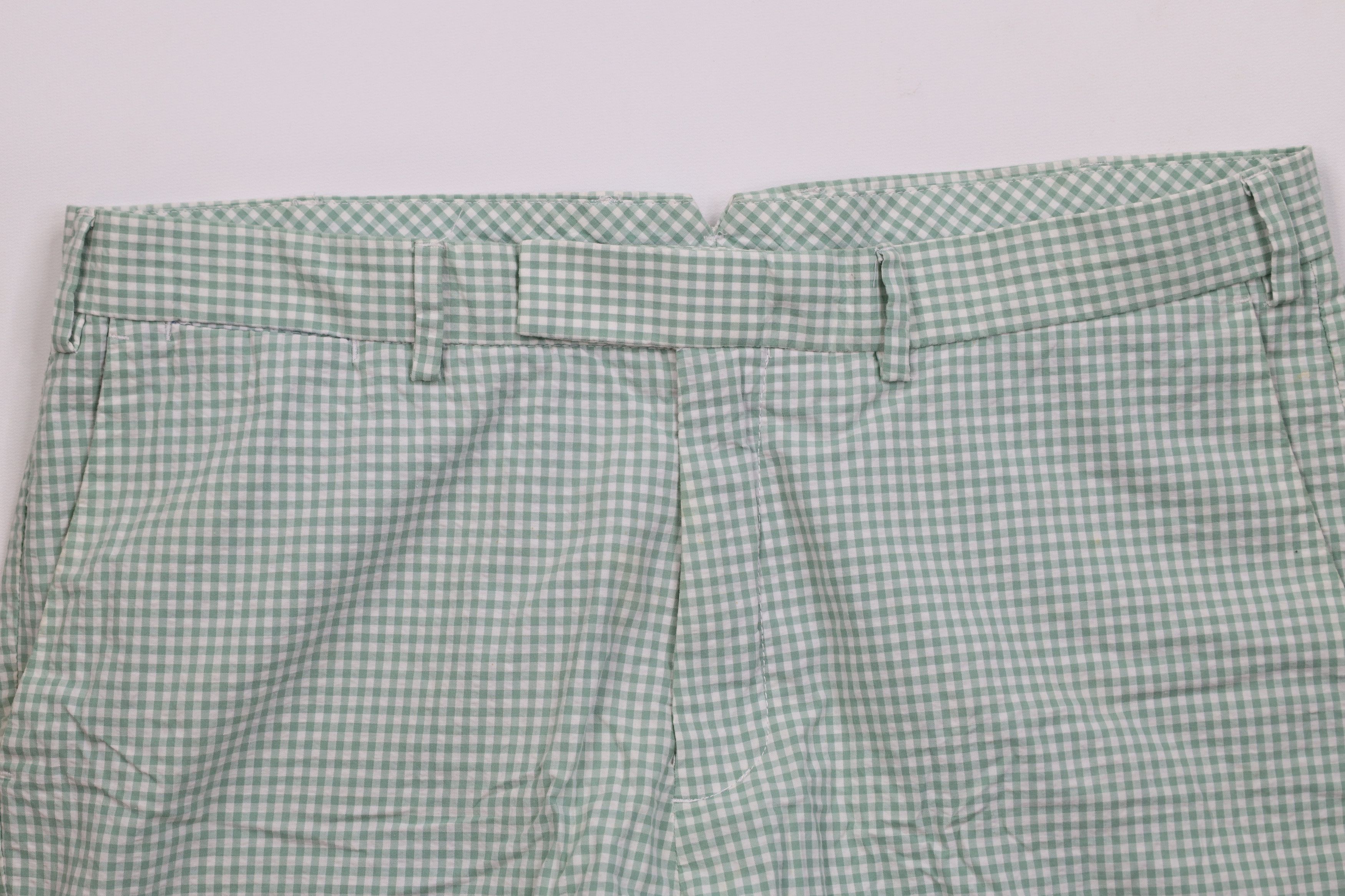Ralph Lauren Vintage Ralph Lauren Chino Shorts Gingham Plaid Green Size US 35 - 2 Thumbnail