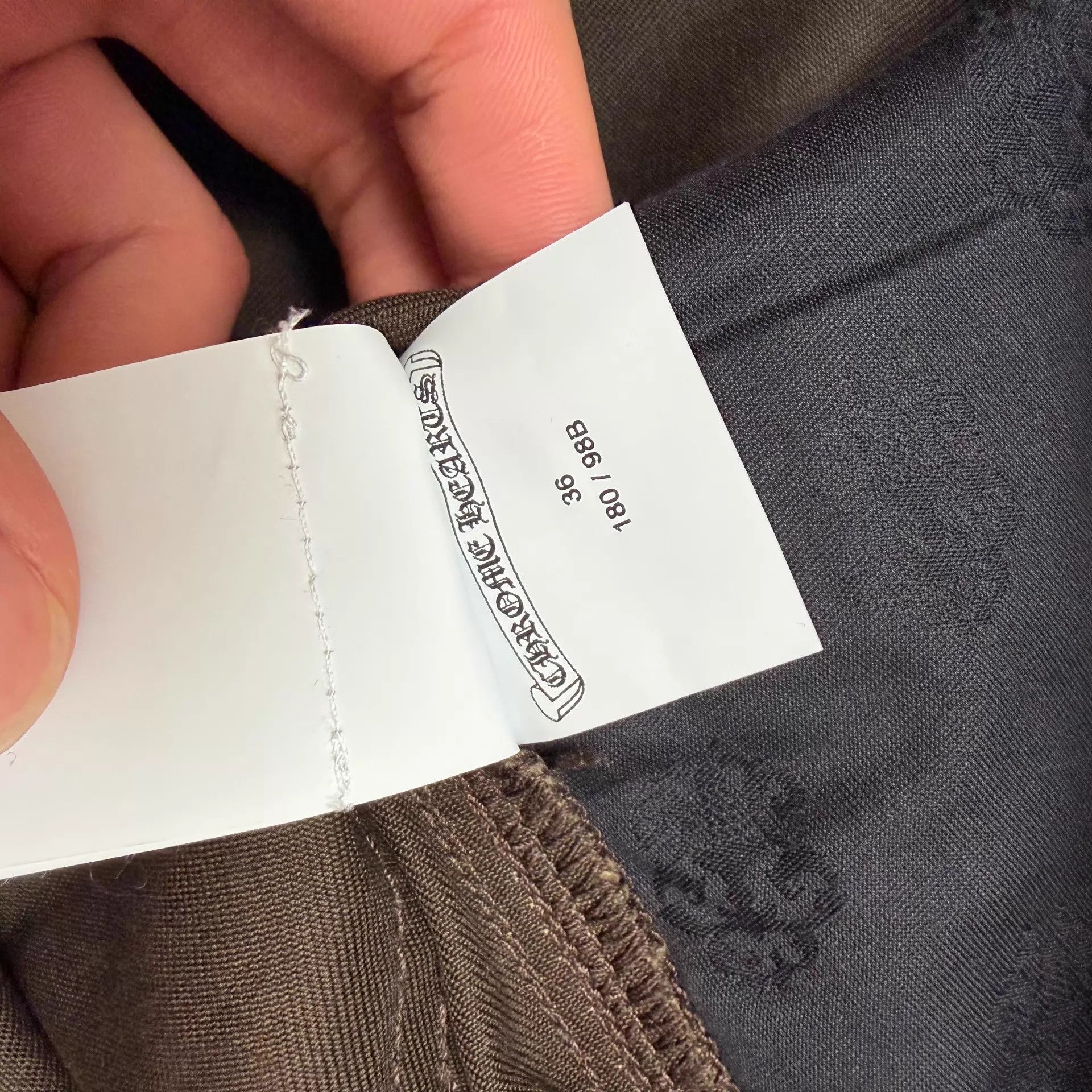 Chrome Hearts Chrome Hearts Deep Brown Lumberjack 36 (Near New, 1 Spot) Size US 36 / EU 52 - 8 Thumbnail