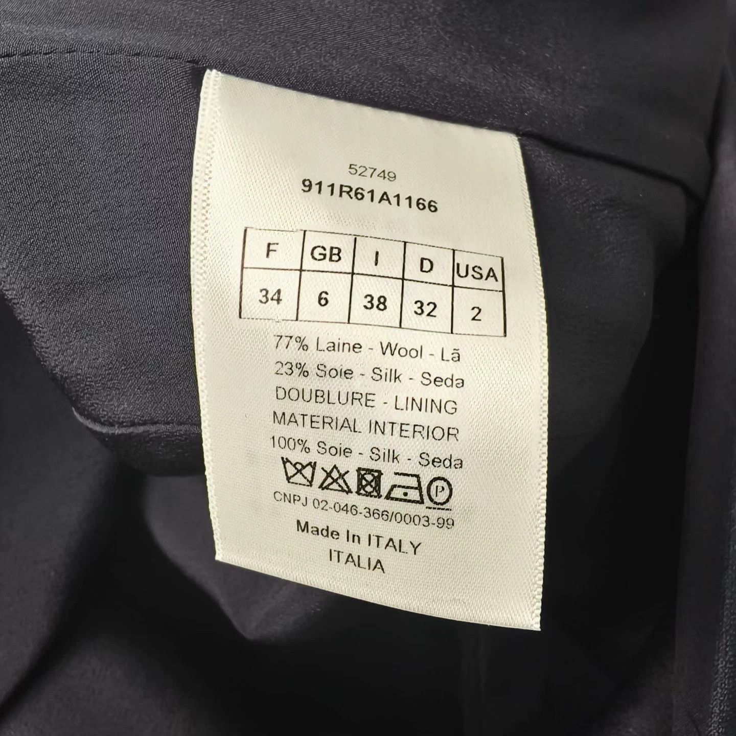 Dior Dior black cinched waist dress 34 99 Size XS / US 0-2 / IT 36-38 - 4 Thumbnail