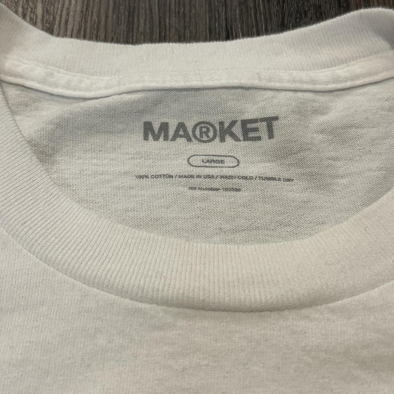 Market NWOT Chinatown Market / Market Gabagool Italian Flag T-shirt Size US L / EU 52-54 / 3 - 3 Thumbnail