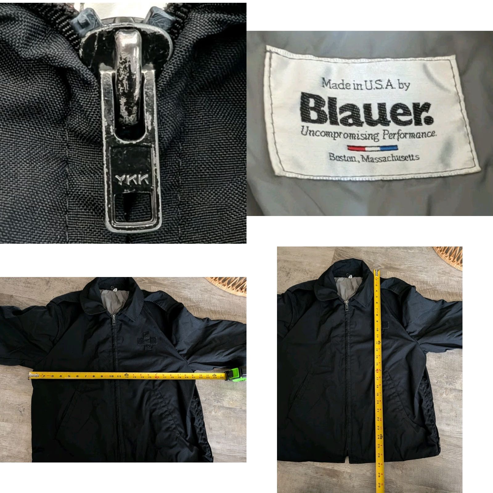 Vintage VINTAGE Blauer Bomber Jacket Men’s 44L Black Full Zip Polyester Police Security 90s Size US S / EU 44-46 / 1 - 8 Thumbnail