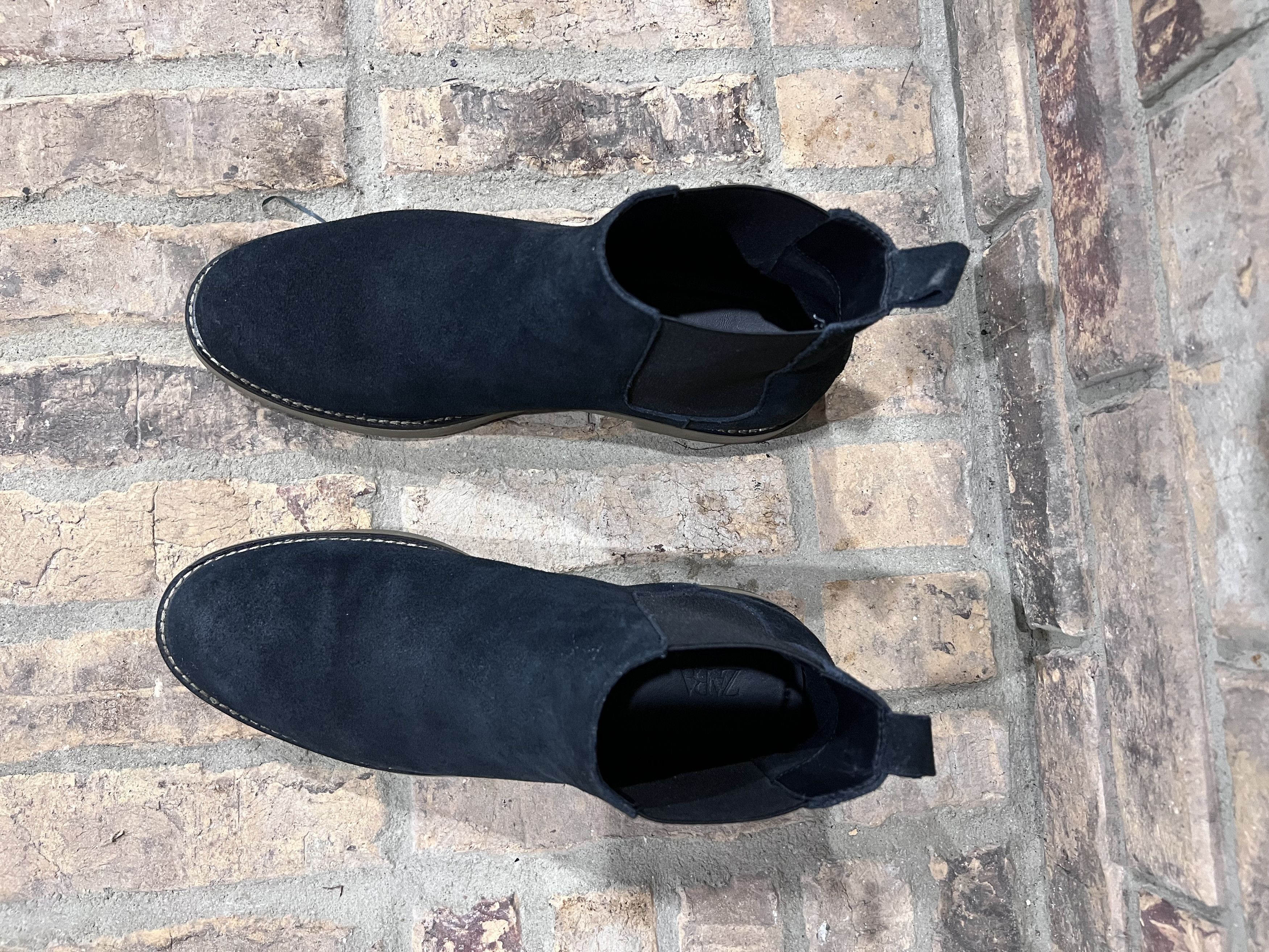 Zara Zara Suede Chelsea Boots Size US 10 / EU 43 - 5 Thumbnail