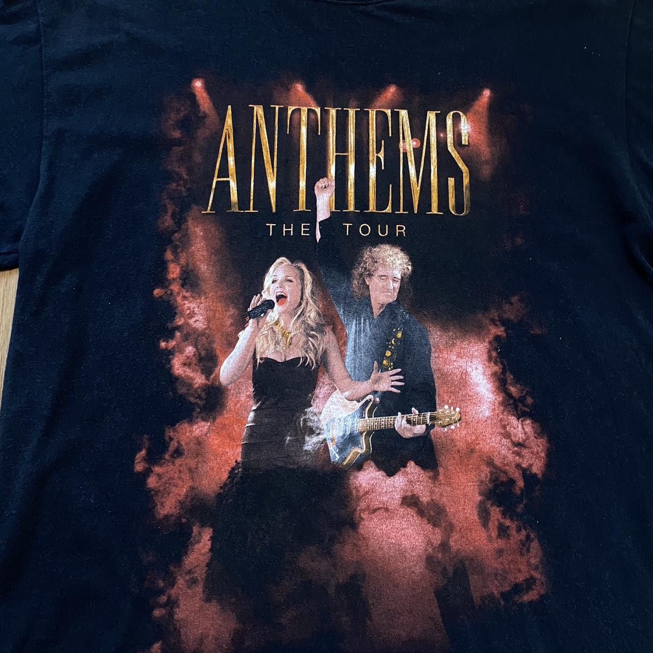 Gildan Black Anthems Kerry Ellis Brian May The Tour T-shirt Size US L / EU 52-54 / 3 - 2 Thumbnail