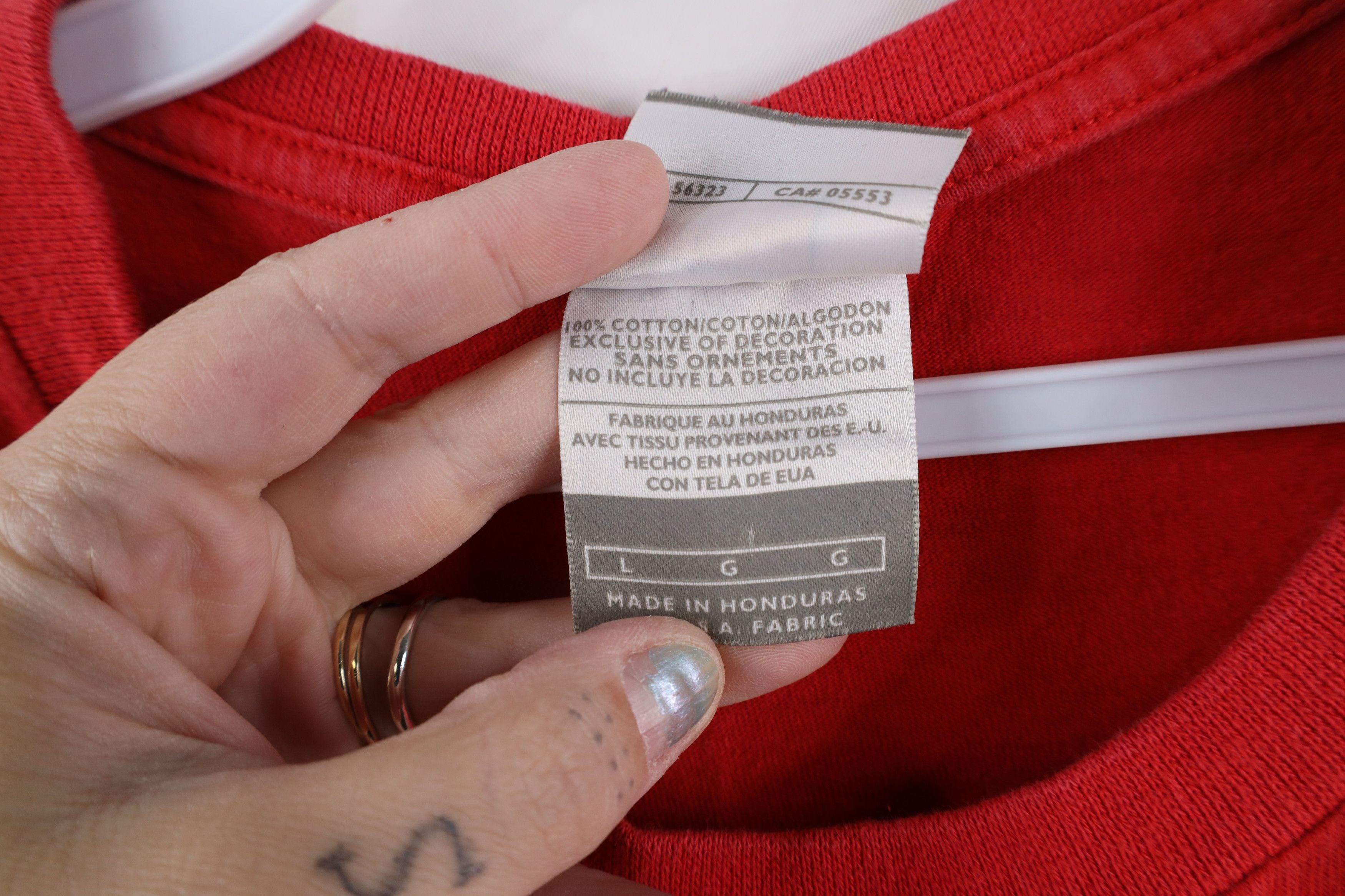 Nike × Vintage Vintage Nike Swoosh Dot the I Ohio State University T-Shirt Size US L / EU 52-54 / 3 - 7 Thumbnail