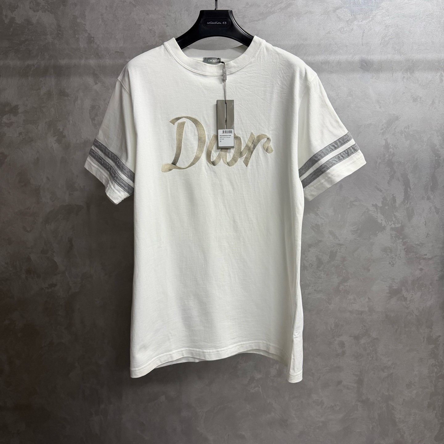 Dior SS05 Dior Homme White Runway Stripe Tee | Grailed