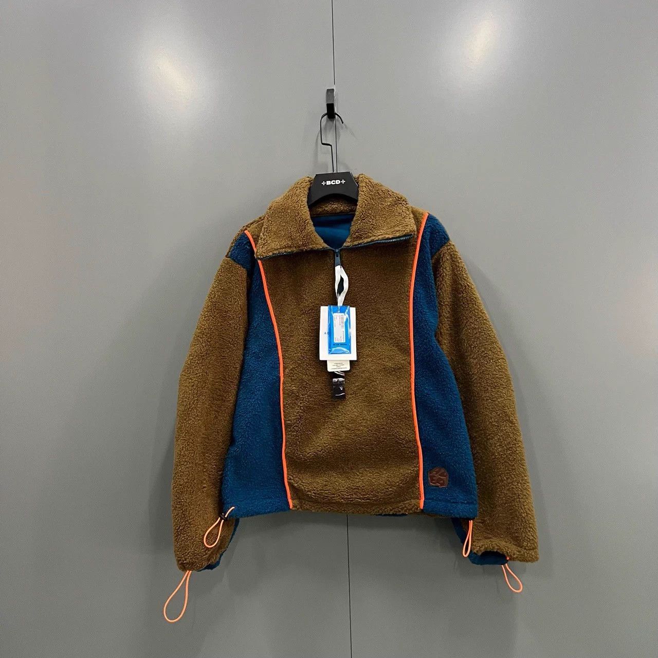 ADER ERROR colorblock faux fleece jacket