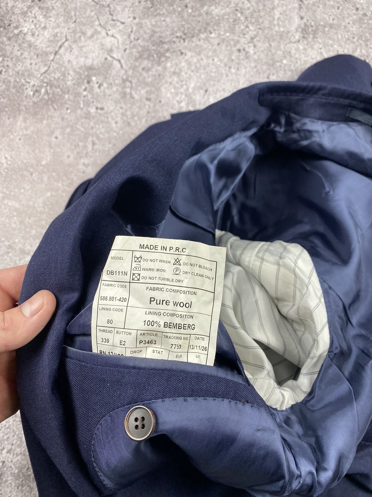 Suitsupply Suit supply Pure Wool Super 110'S Suit 48 Size Luxuri Size 48R - 7 Thumbnail
