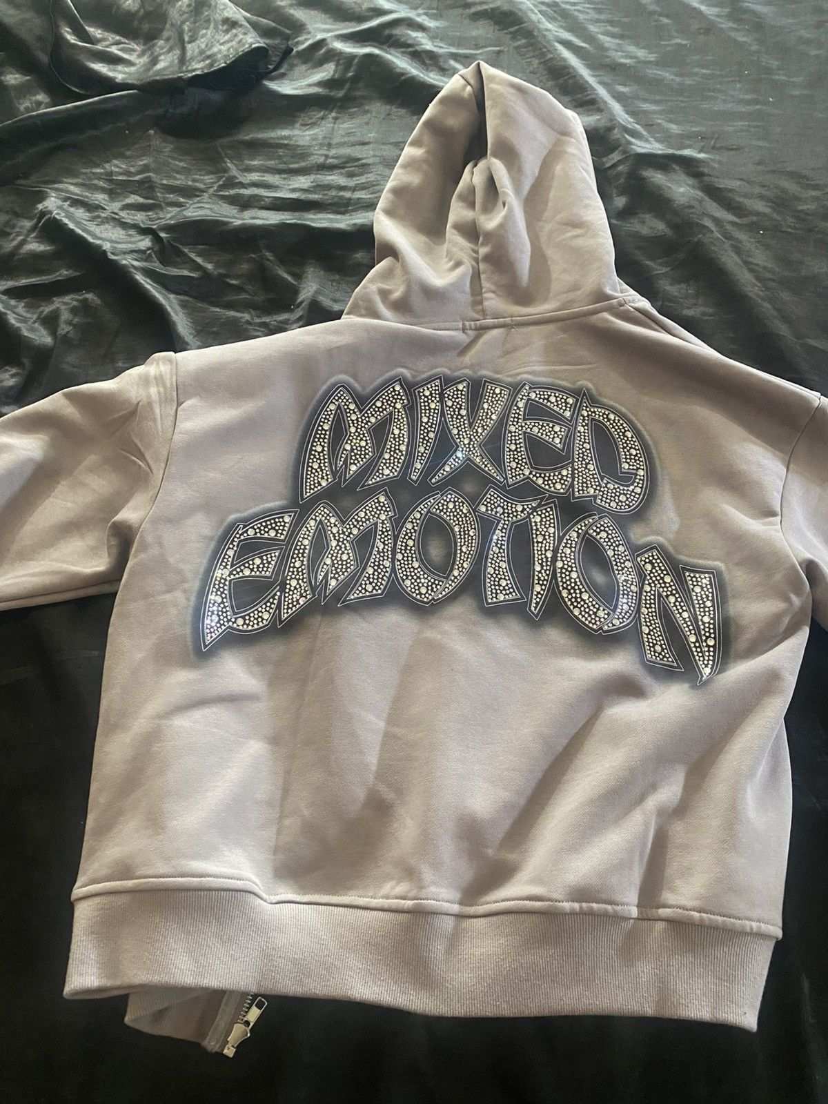 Other Mixed Emotions Grey Zip Up Hoodie Medium Size US M / EU 48-50 / 2 - 2 Thumbnail