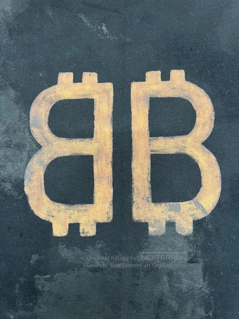 Balenciaga Balenciaga Mud-dyed Bitcoin short-sleeve Size US M / EU 48-50 / 2 - 3 Thumbnail