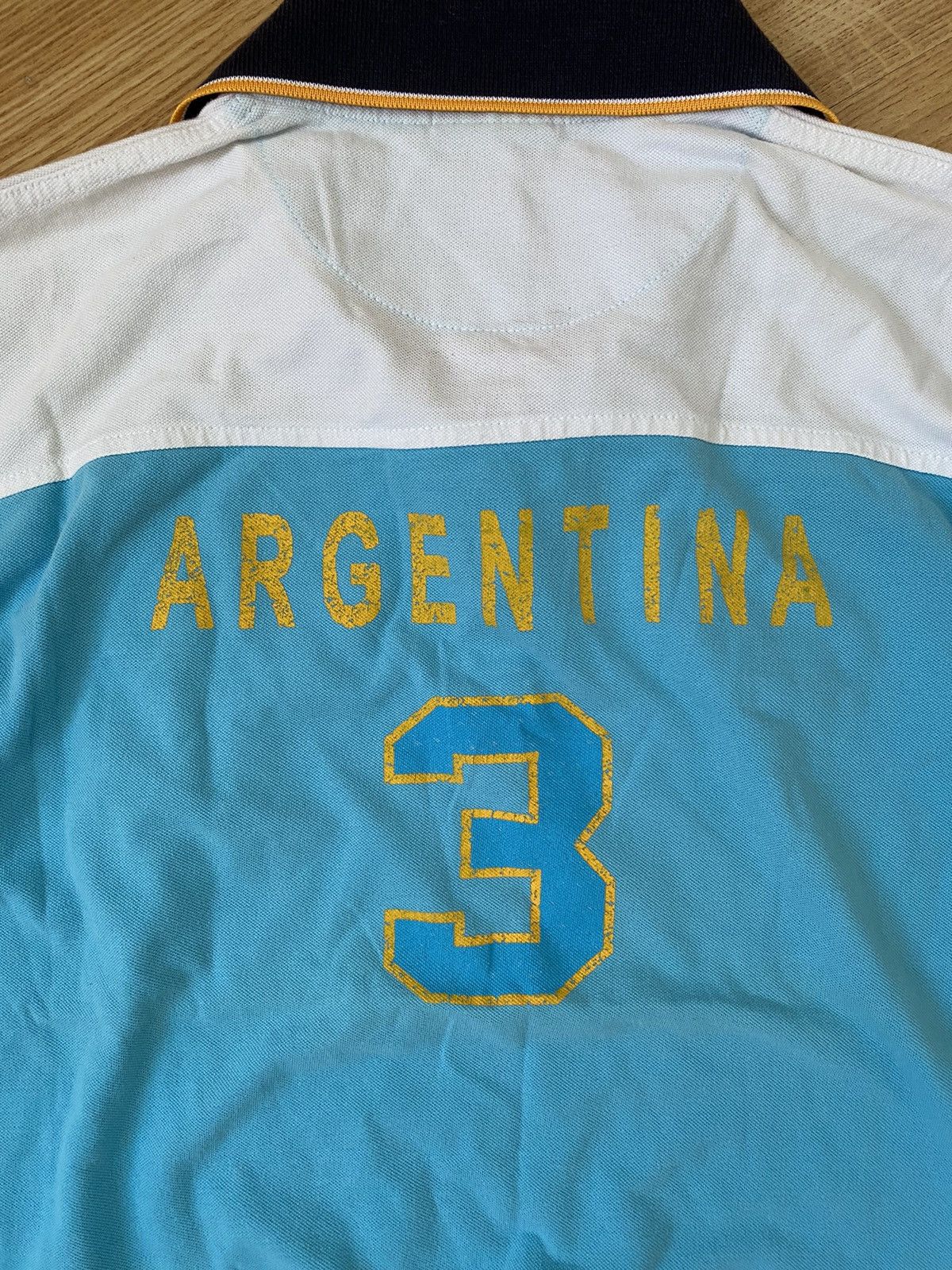 Polo Ralph Lauren × Vintage Polo Ralph Lauren style Argentina distressed rugby polo Size US XL / EU 56 / 4 - 11 Thumbnail