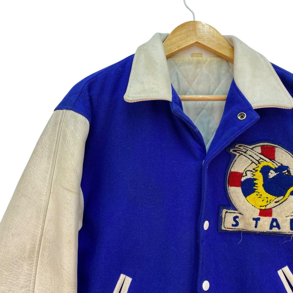 JH Design 💥Vintage Varsity Letterman Life Guard Embroidered Pacth Size US M / EU 48-50 / 2 - 5 Thumbnail