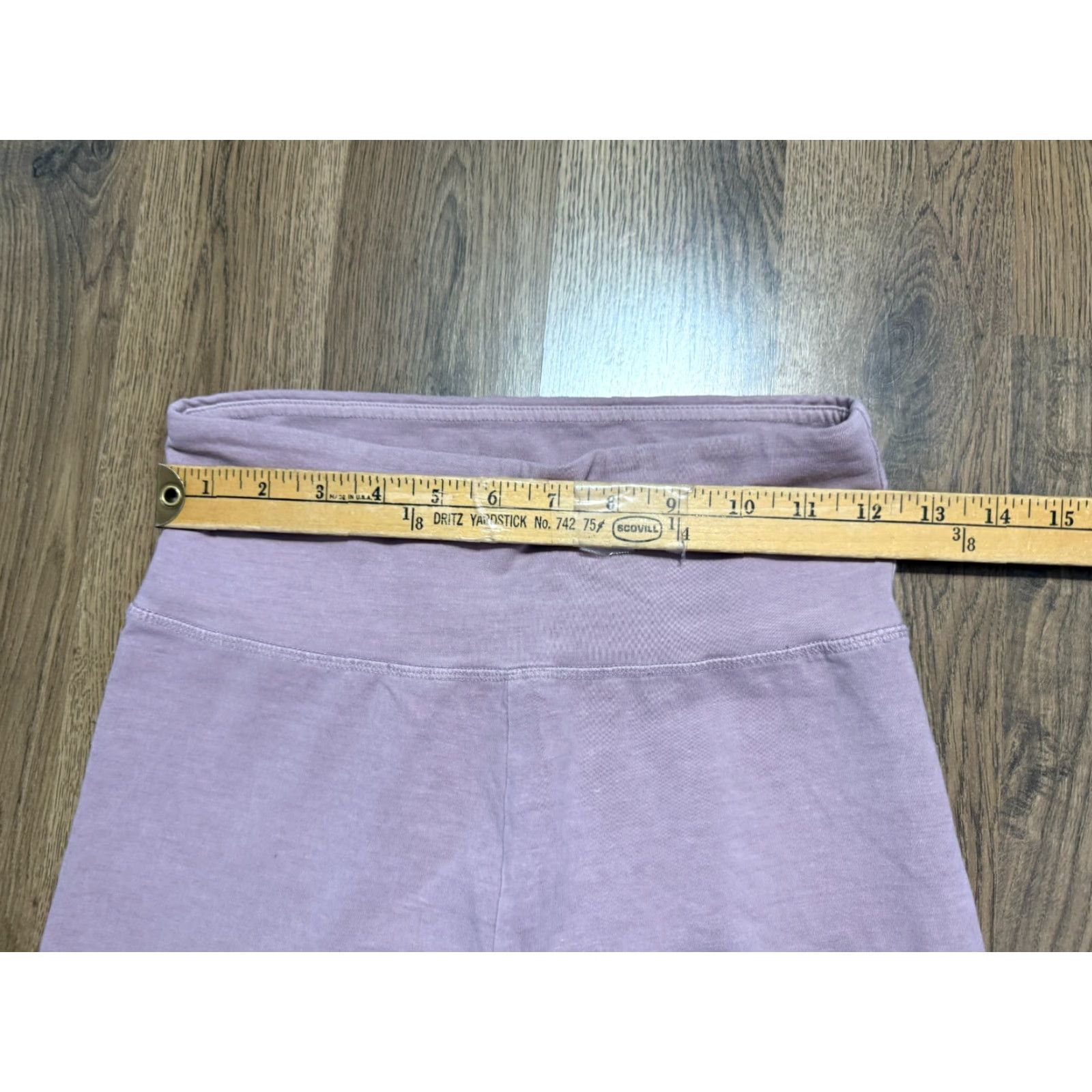 Forever 21 FOREVER 21 Leggings Pants Women's M Purple Stretch Mid Rise Casual Activewear Size 32" / US 10 / IT 46 - 7 Thumbnail