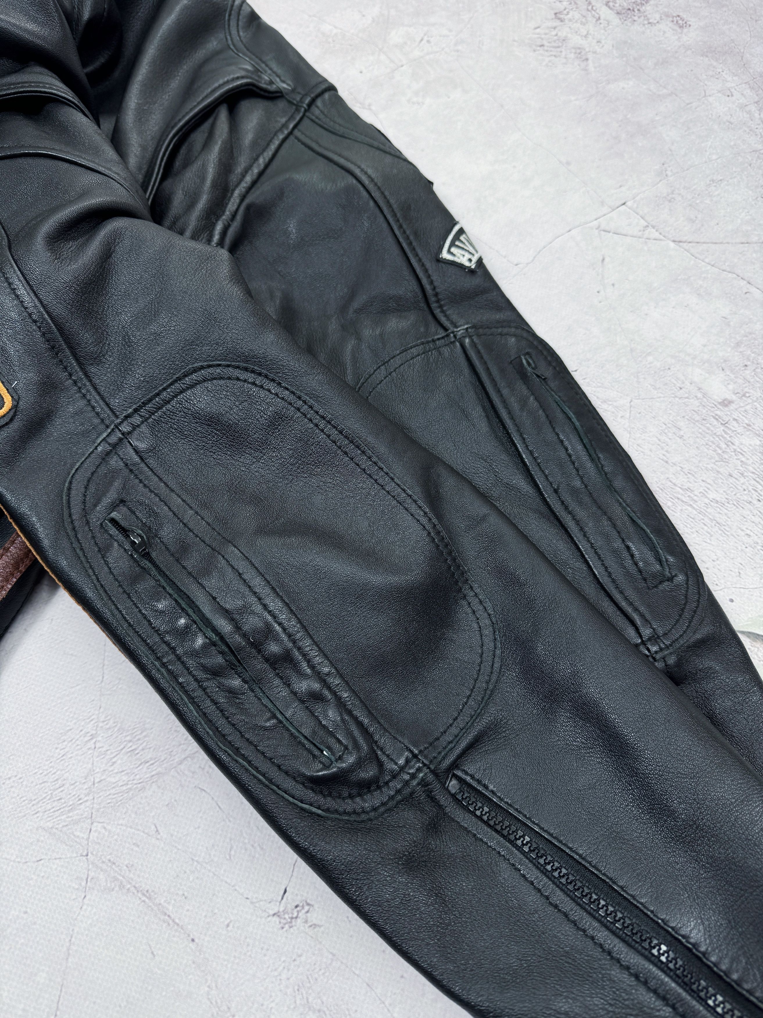 Other Vintage Racing Speed Leather Motorcycle Jacket Brogniez Size US M / EU 48-50 / 2 - 19 Thumbnail