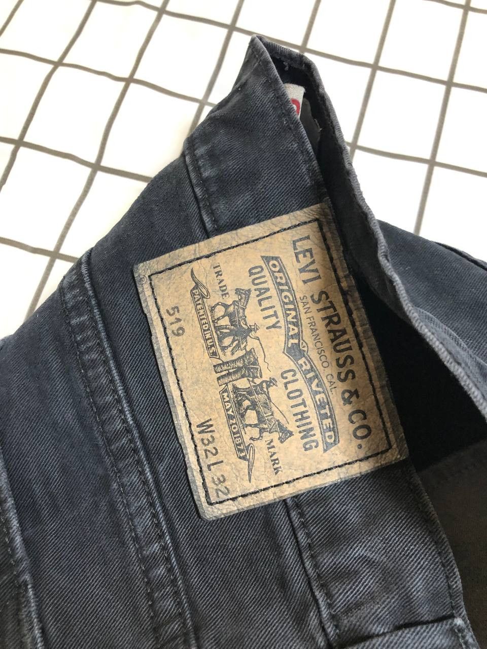 Levi's Vtg 519 Dark Wash Black Levi Strauss Jeans Size US 32 / EU 48 - 14 Thumbnail