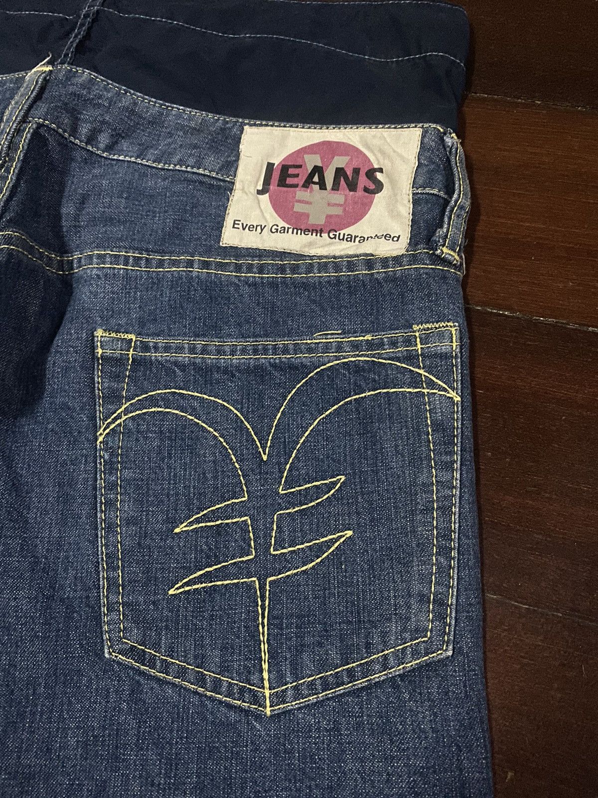 Evisu × Japanese Brand × Le Grande Bleu (L.G.B.) vintage yen japanese brand double waist denim nice design B1 Size US 33 - 13 Thumbnail