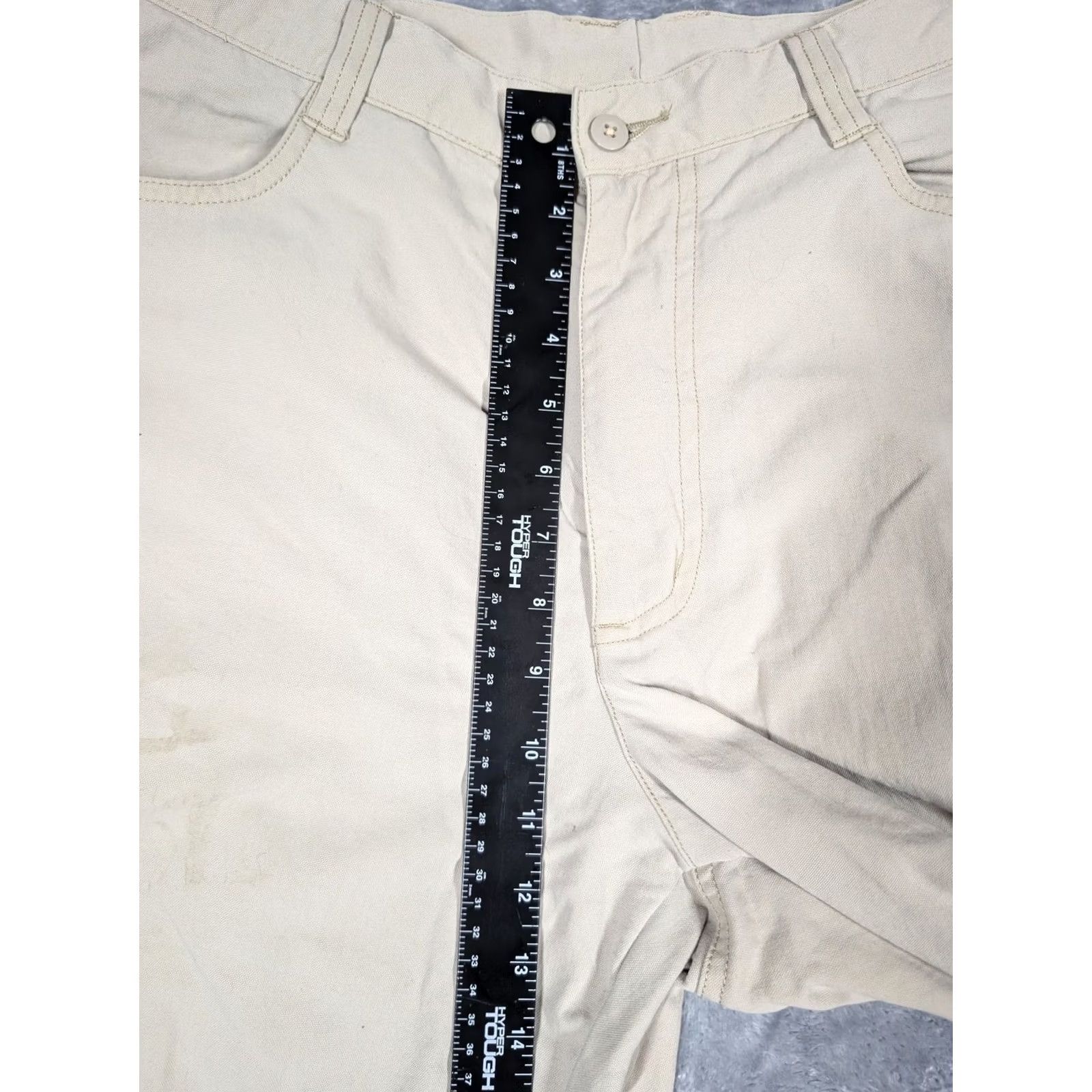 Patagonia Patagonia Cargo Pants Mens 30x32 Khaki Beige Outdoor Hiking Workwear Utility Pants Beige/Khaki Cargo with Pockets Size US 30 / EU 46 - 3 Thumbnail