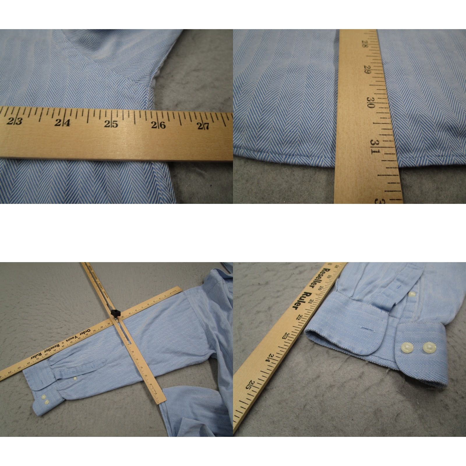 Disney Disneyland Resort Dress Shirt Mens XL Blue Button Up Mickey Mouse Size 46R - 8 Thumbnail