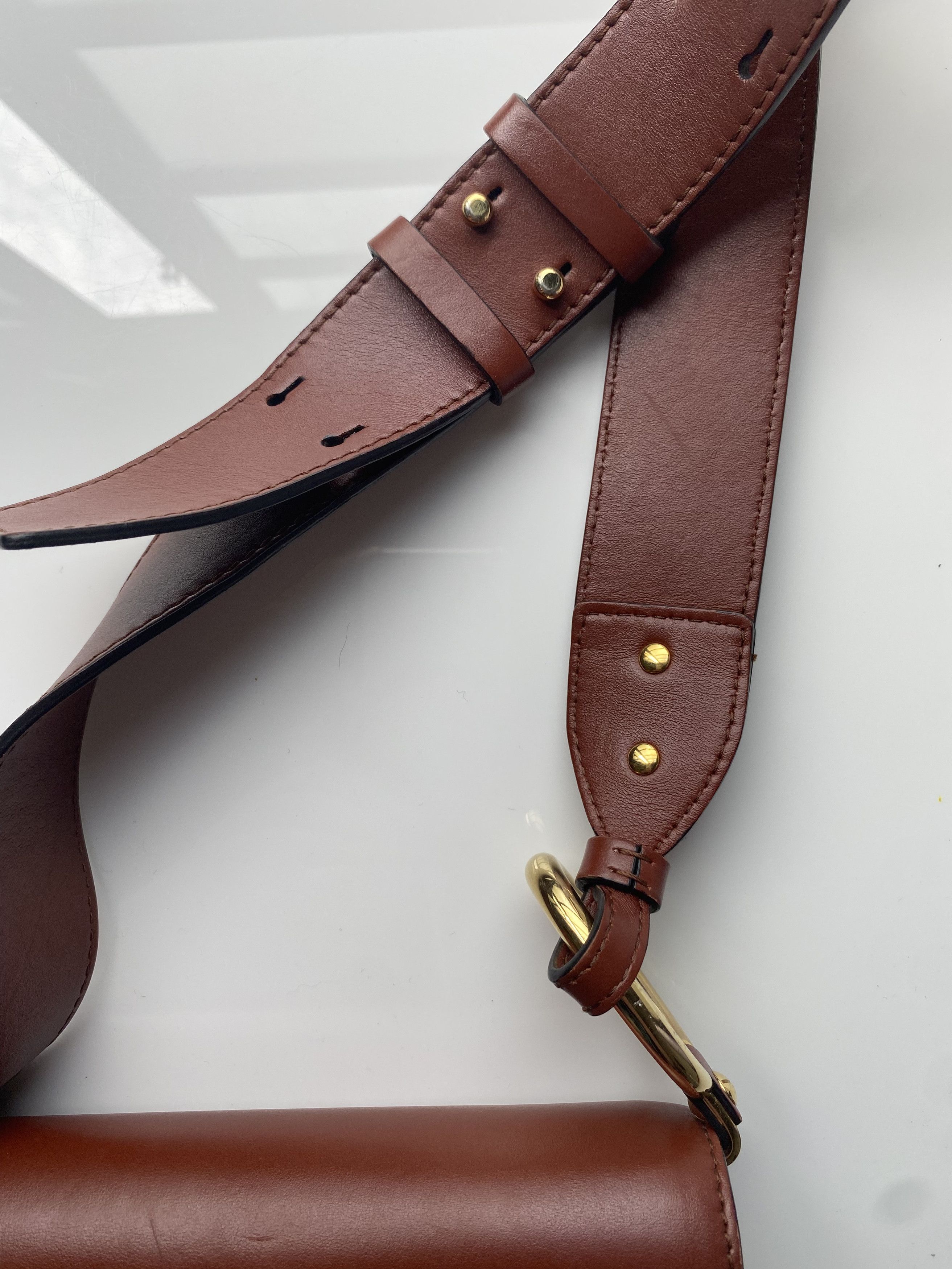 Chloe CHLOÉ C Mini Brown Leather Cross Body Bag Used Size ONE SIZE - 6 Thumbnail