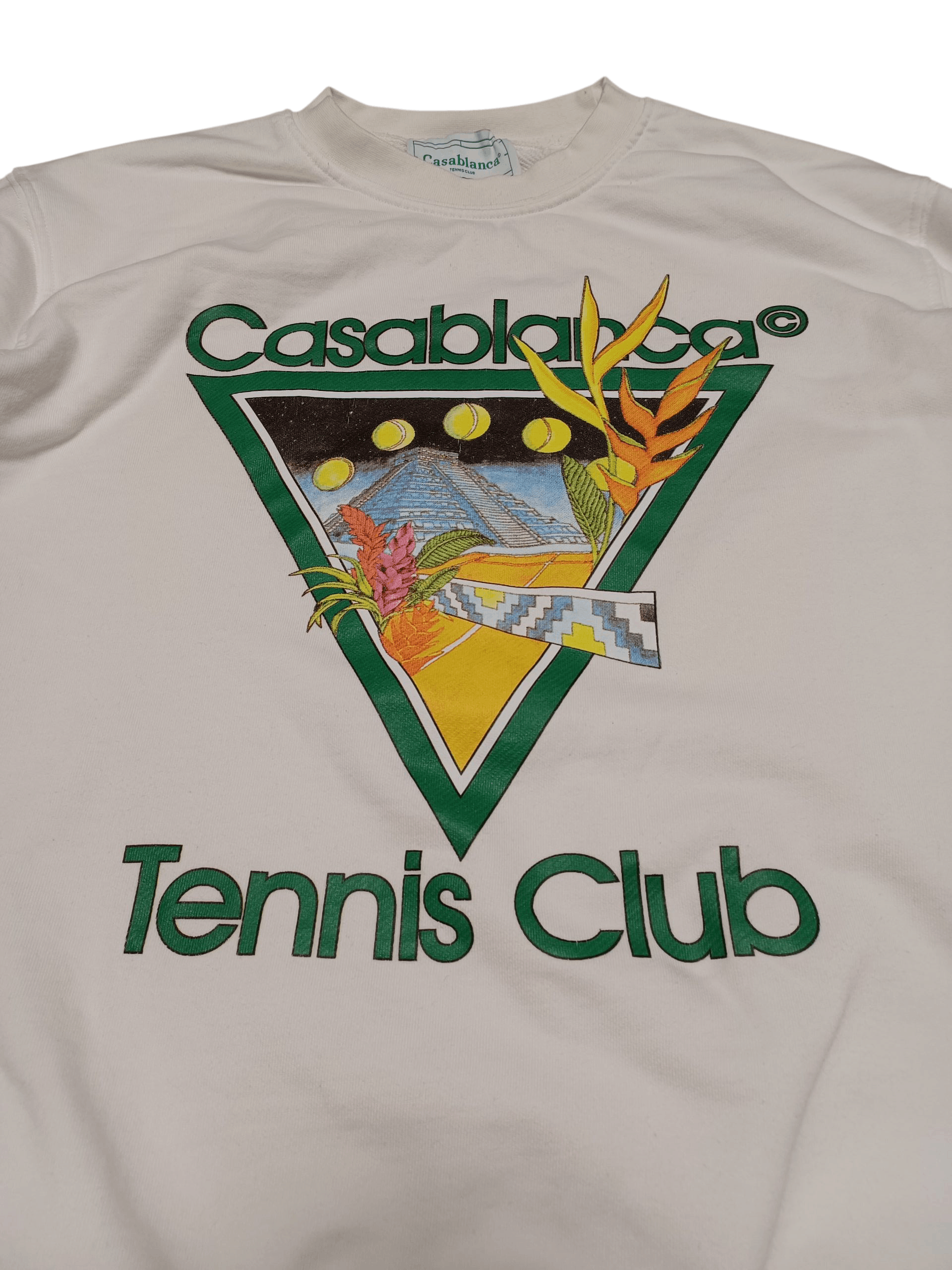Casablanca CASABLANCA TENNIS CLUB LUXURY BIG PRINT SWEATSHIRT Size US XXL / EU 58 / 5 - 2 Thumbnail