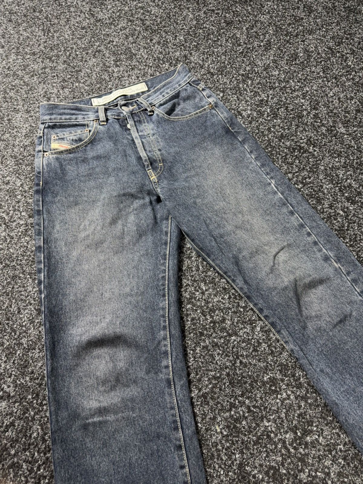 Diesel 00s Retro Diesel Industry Punk Opium Luxury Denim Jeans Y2K Size US 28 / EU 44 - 6 Thumbnail