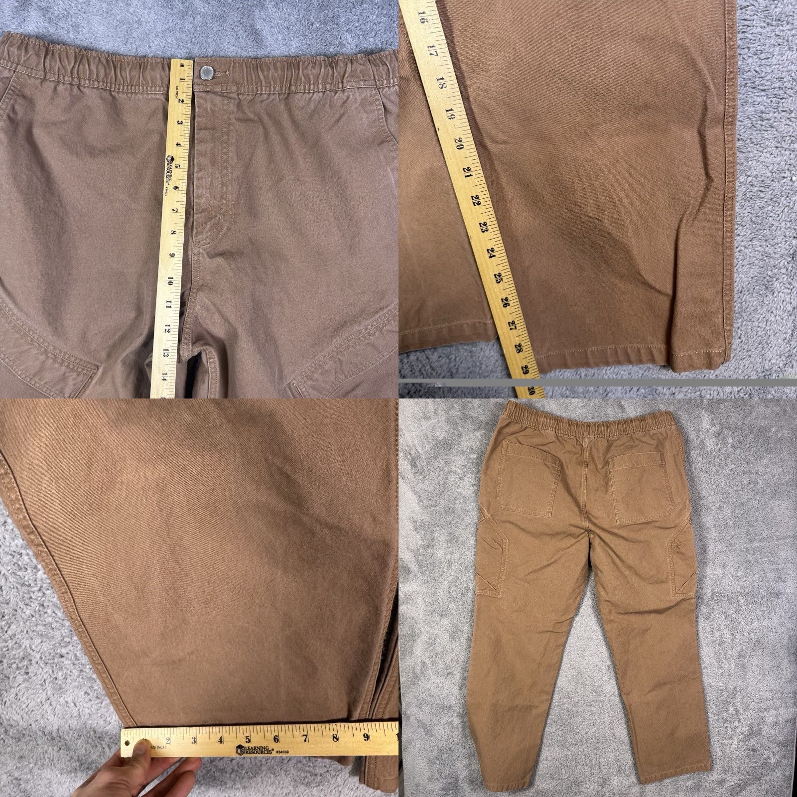 Nike Nike Jordan Chicago Utility Pants Men XL Cargo Trousers Pockets Canvas Cotton Brown Size US 36 / EU 52 - 9 Thumbnail
