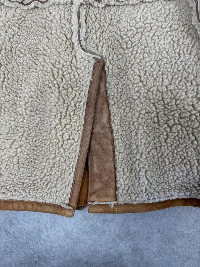 Maison Margiela 2000s Maison Margiela H&M Shearling Beige Reversible Long Jacket Size US M / EU 48-50 / 2 - 12 Thumbnail
