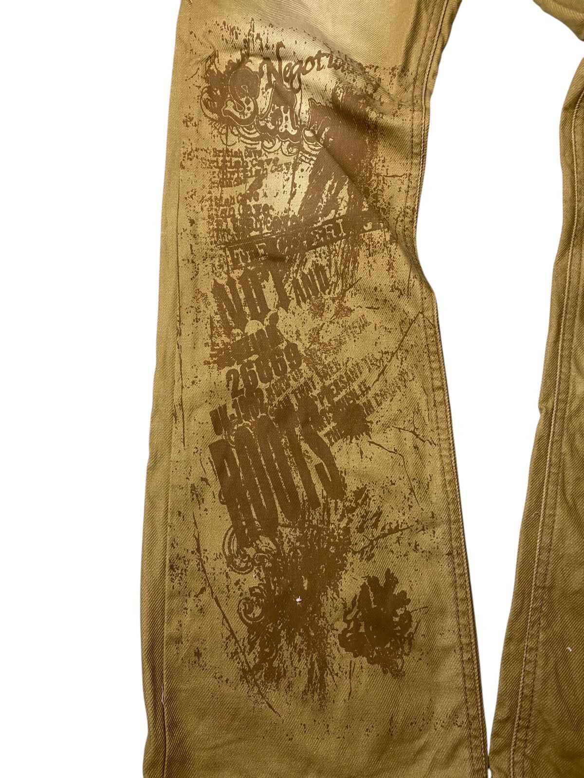 If Six Was Nine 2000's Semantic Design Multipocket Clawmark Tribal Pants Size US 28 / EU 44 - 5 Thumbnail