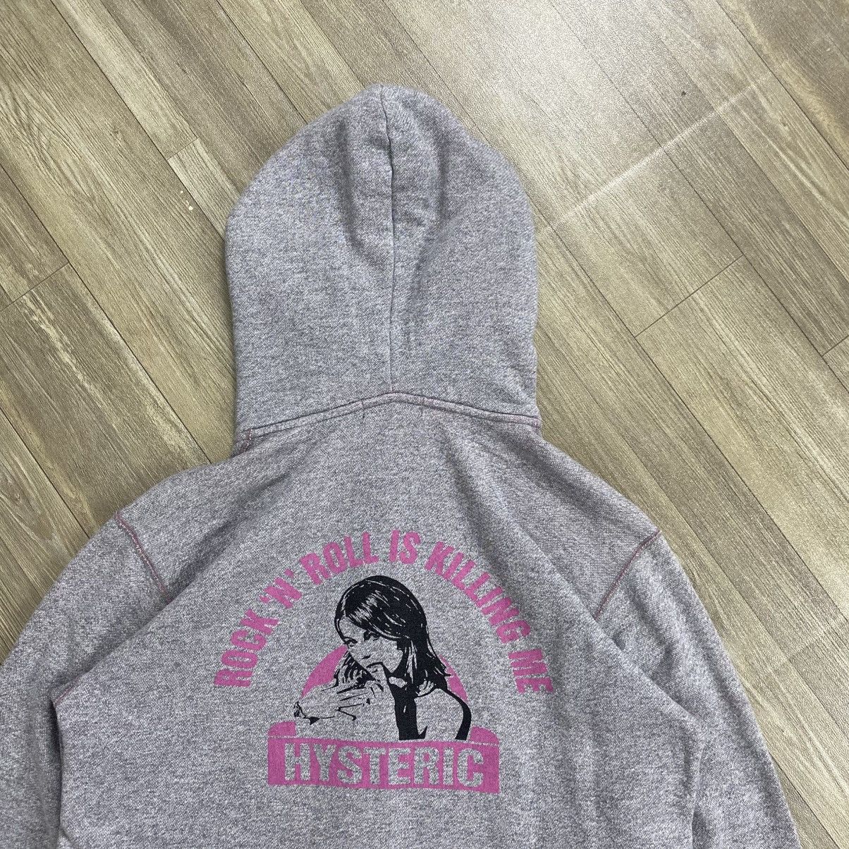 Hysteric Glamour × Japanese Brand × Vintage Vtg Hysteric Glamour Reversible Zip Hoodie Rock n roll Size US M / EU 48-50 / 2 - 2 Thumbnail