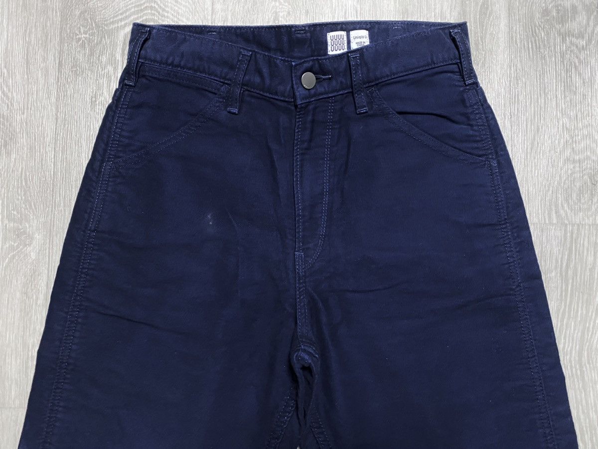Uniqlo Women’s Uniqlo U Navy Cotton Mom Basic Jeans Denim Japanese Size 29" - 9 Thumbnail