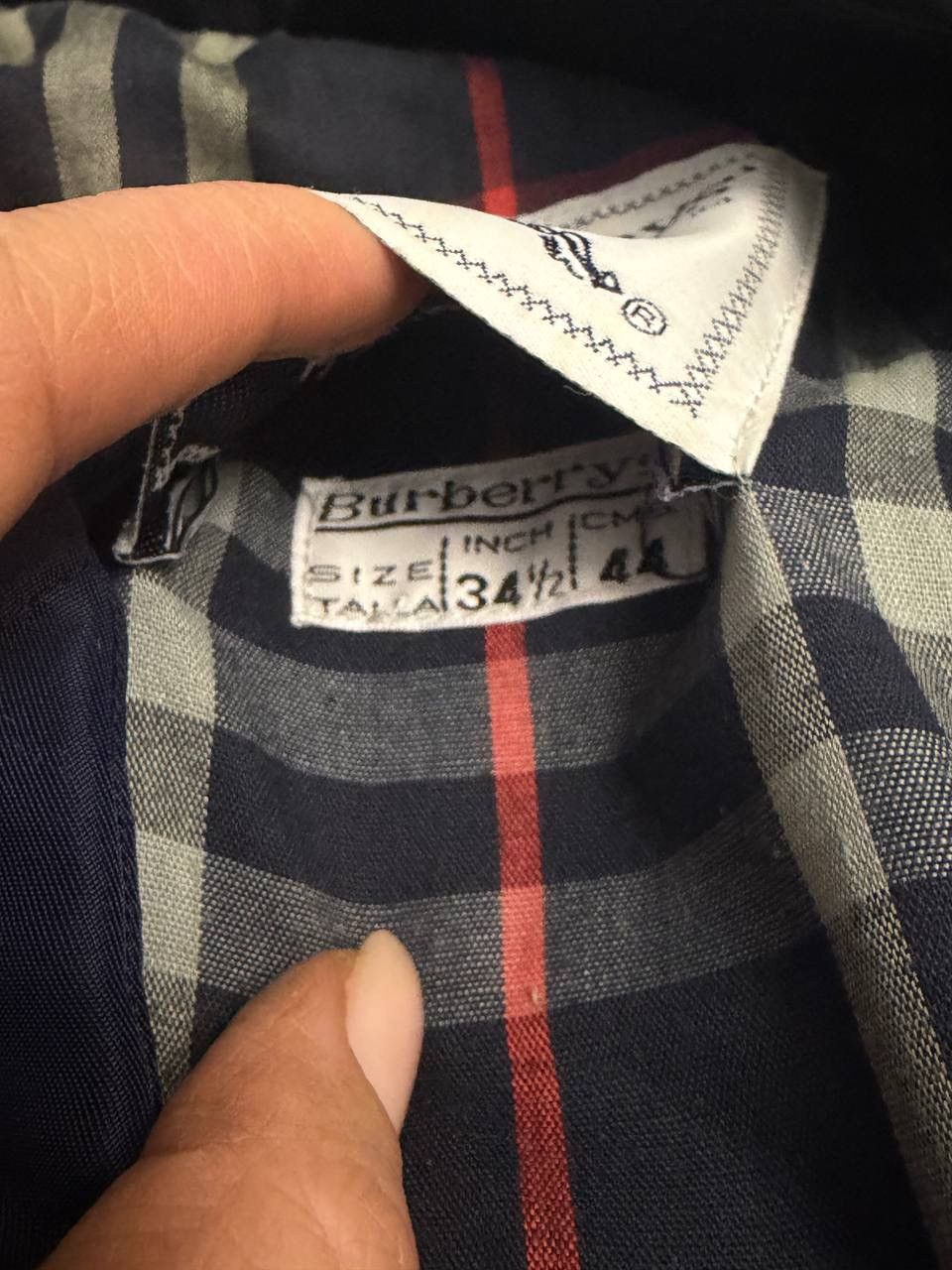 Burberry Rare Vintage Burberry Men Quilted Jacket Blue Leather Collar Size US M / EU 48-50 / 2 - 11 Thumbnail