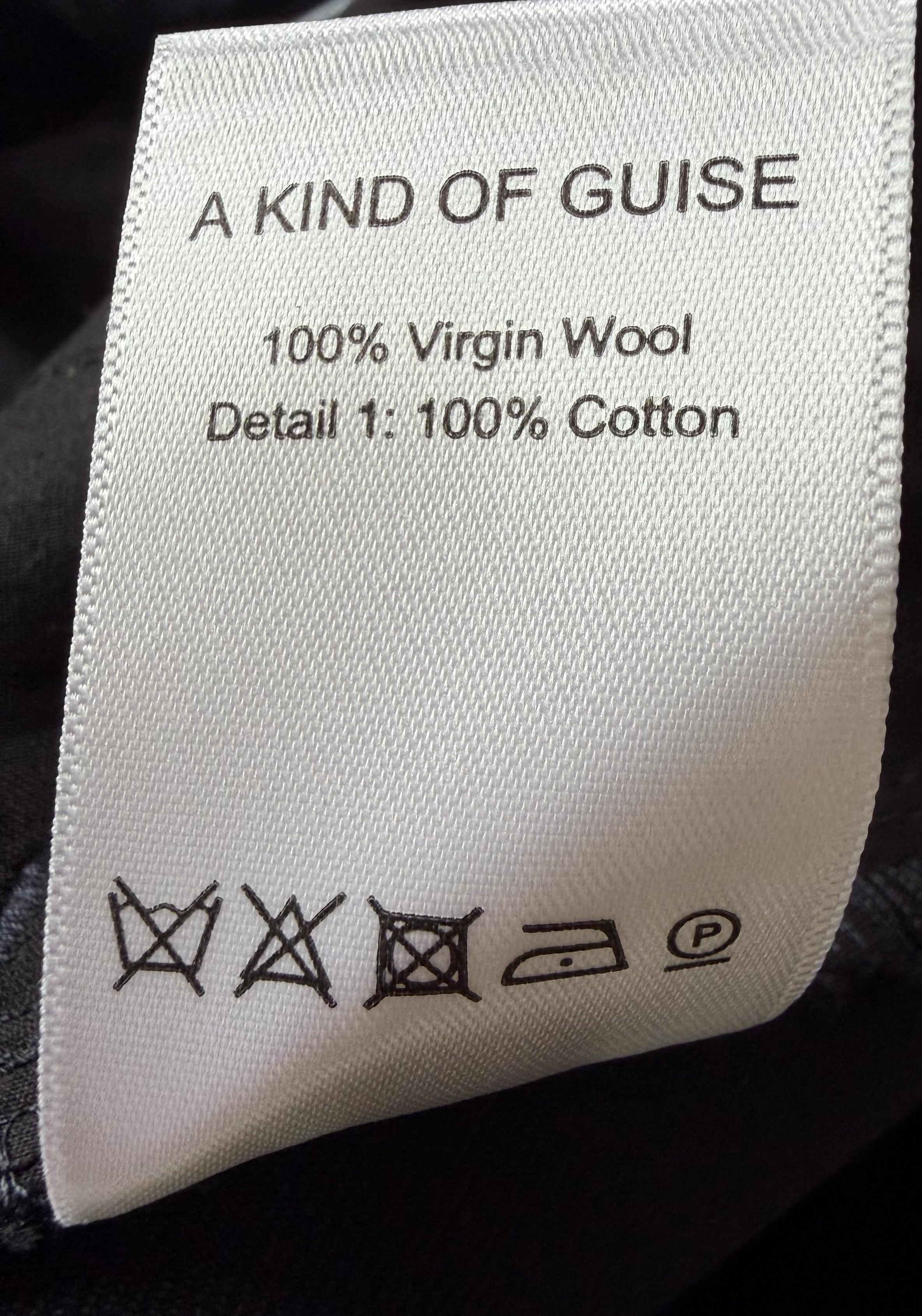 A Kind Of Guise A Kind of Guise Wool Elasticated Wide Trousers Navy Size US 28 / EU 44 - 5 Thumbnail