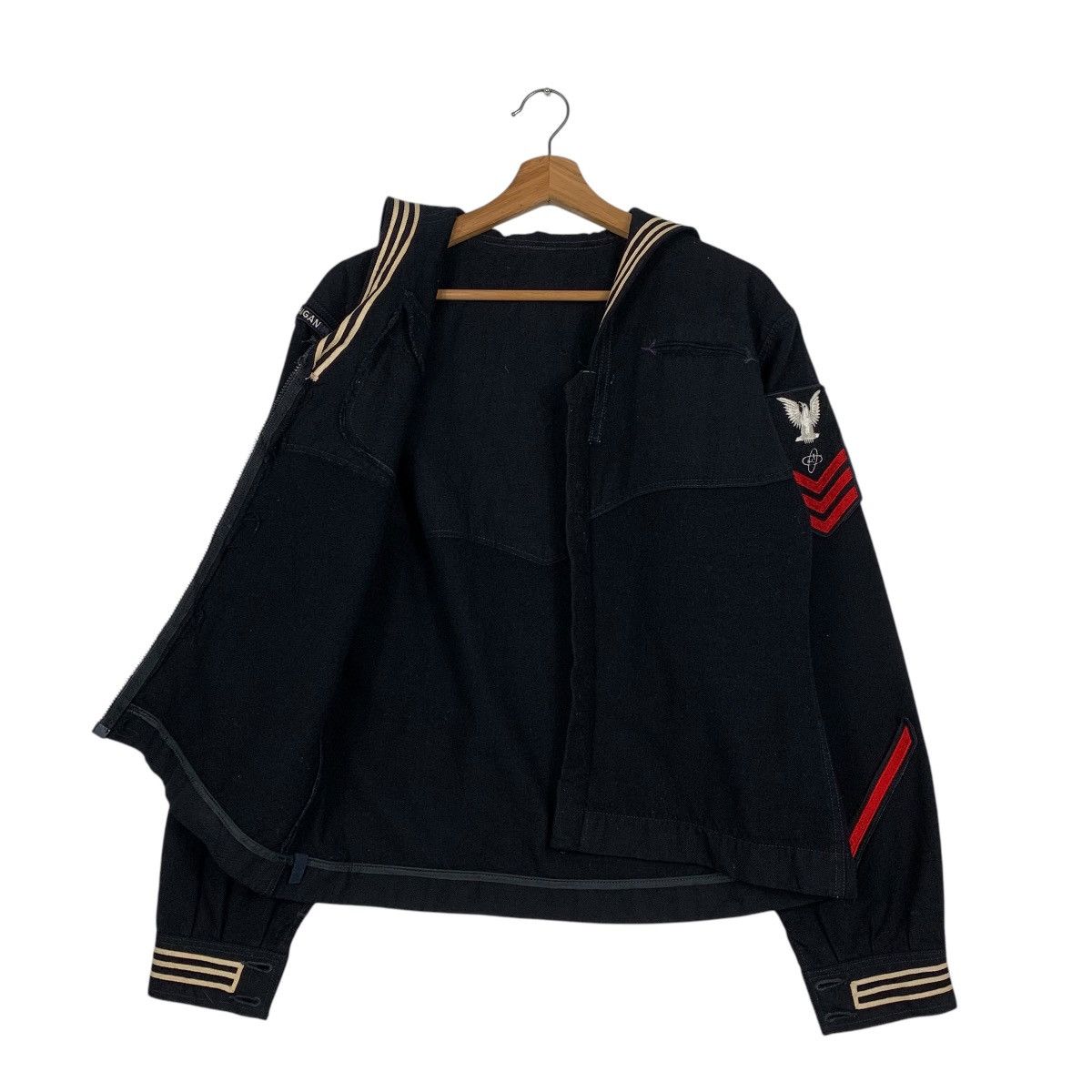 Other Vintage USS Michigan USN Sailor Jacket Size US M / EU 48-50 / 2 - 9 Thumbnail