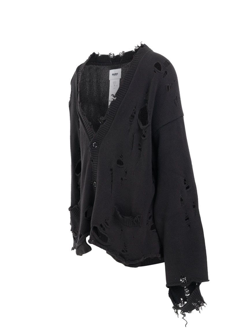 Doublet Doublet destroyed knitwear/ knit cardigan 95/119 Size US M / EU 48-50 / 2 - 2 Thumbnail