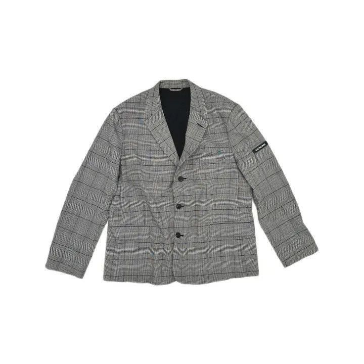 Balenciaga Balenciaga Plaid Long Sleeve Casual Blazer 0079-2507 Size US S / EU 44-46 / 1 - 2 Thumbnail