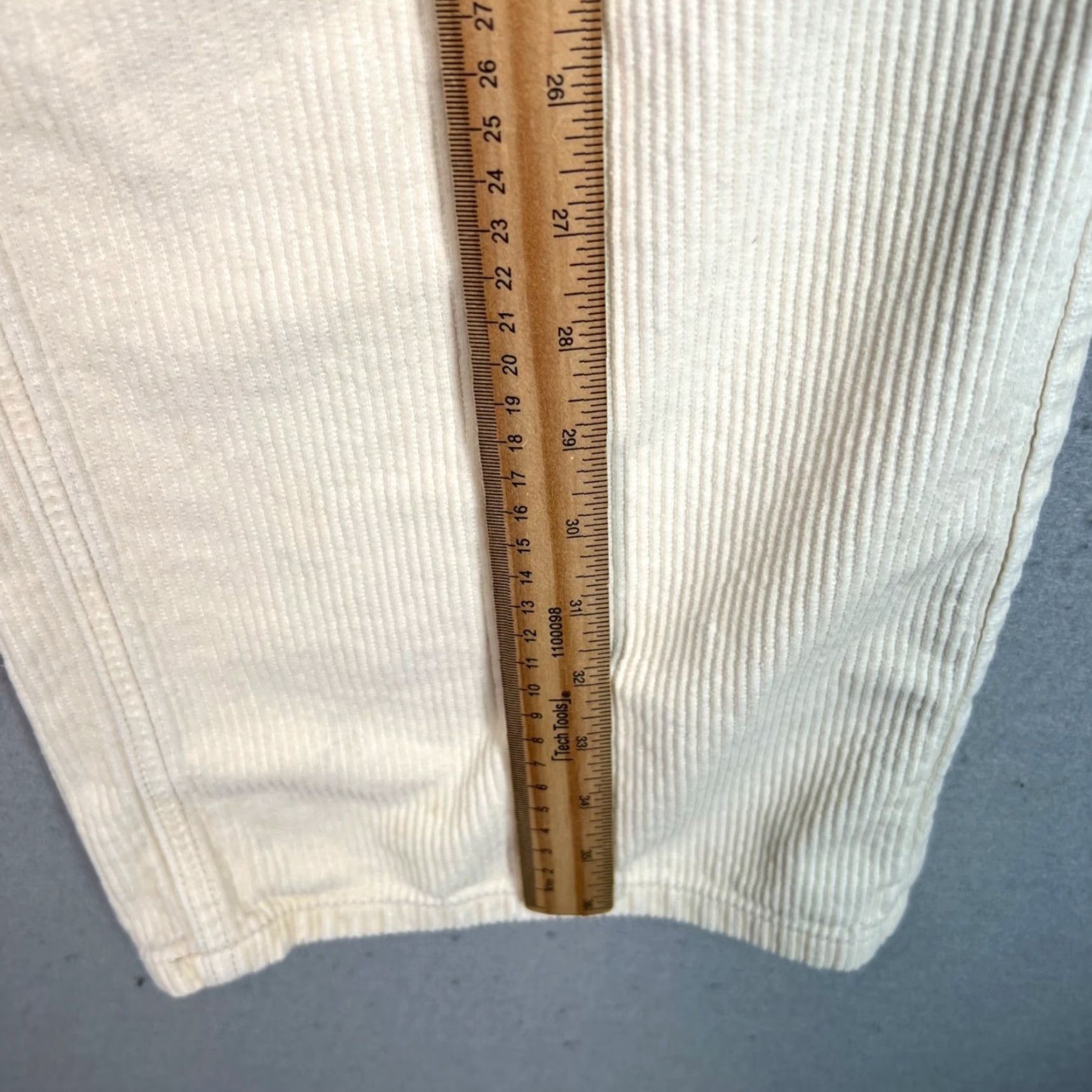 Bdg VINTAGE BDG Womens High Waist Wide Corduroy Pants 26 Beige 100% Cotton Size 26" / US 2 / IT 38 - 7 Thumbnail