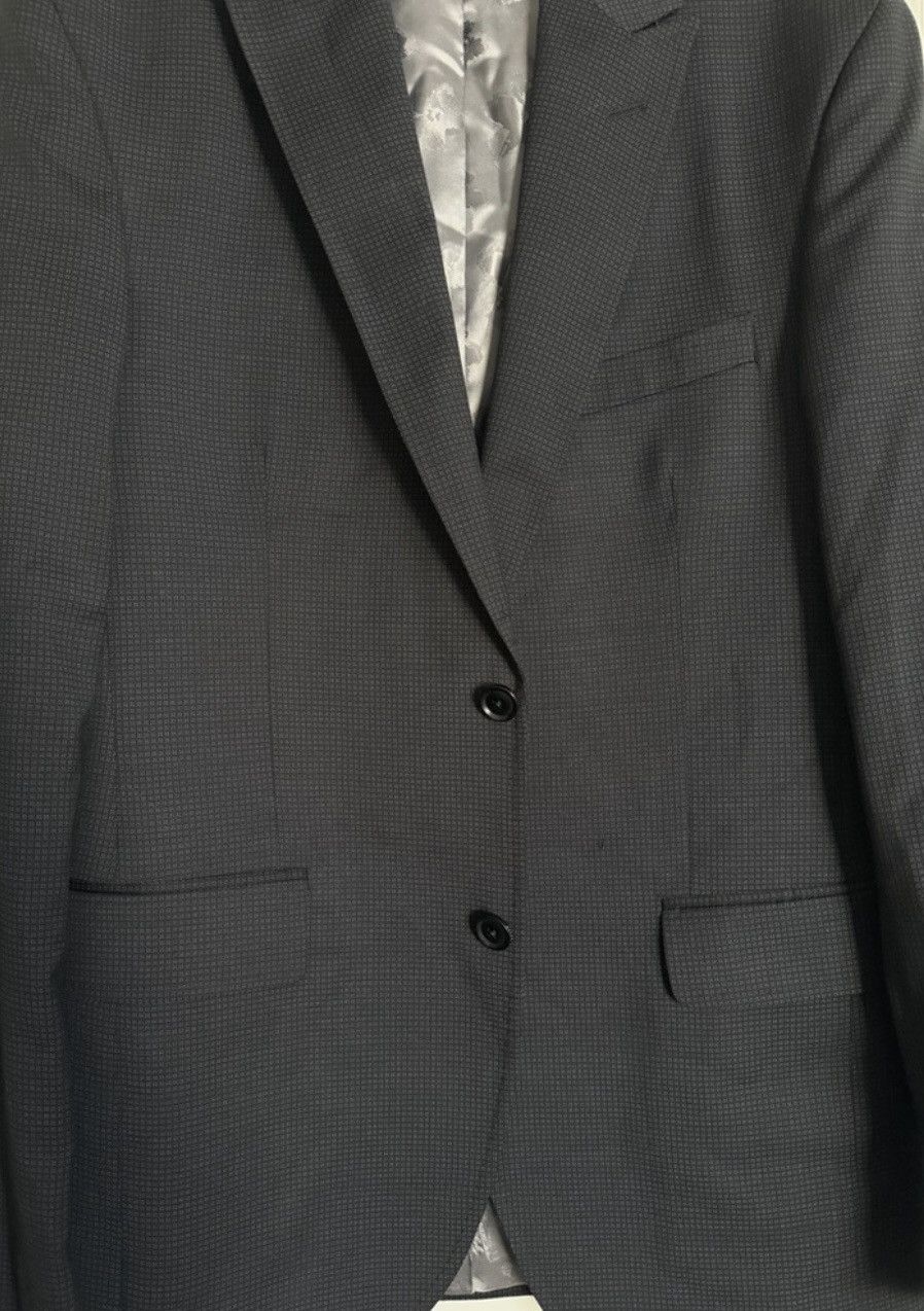 Ted Baker Ted Baker London Robbie Peak Lapel Plaid Wool Blazer Jacket Size 40R - 7 Thumbnail