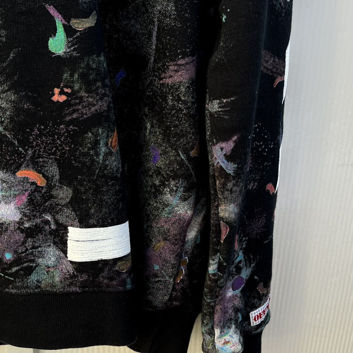 Off-White 2021 Off White Galaxy Brushed ‘Seeing Things’ Crewneck Sz L Size US L / EU 52-54 / 3 - 7 Thumbnail