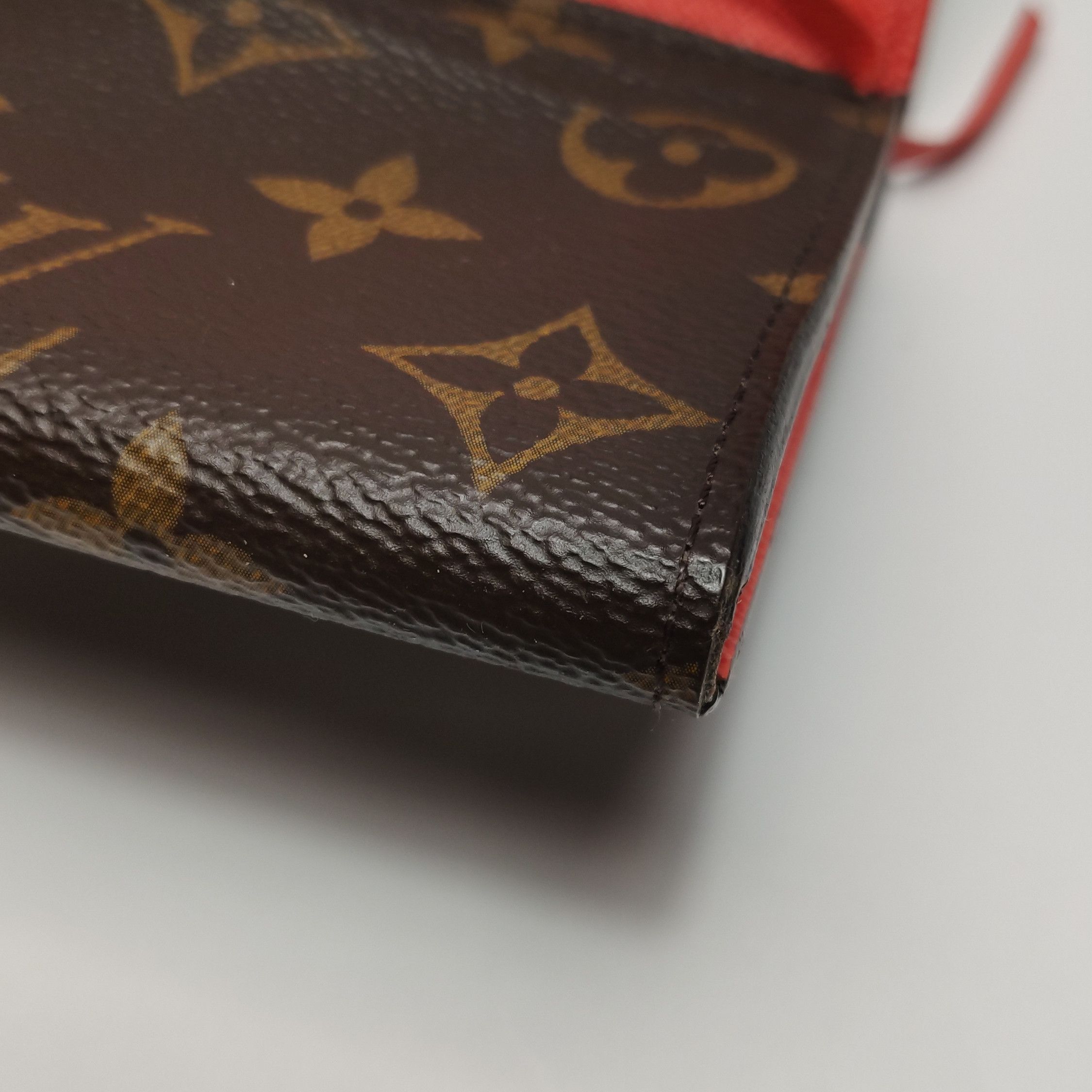 Louis Vuitton Louis Vuitton (LV) Emilie leather Monogram print snap walle Size ONE SIZE - 6 Thumbnail