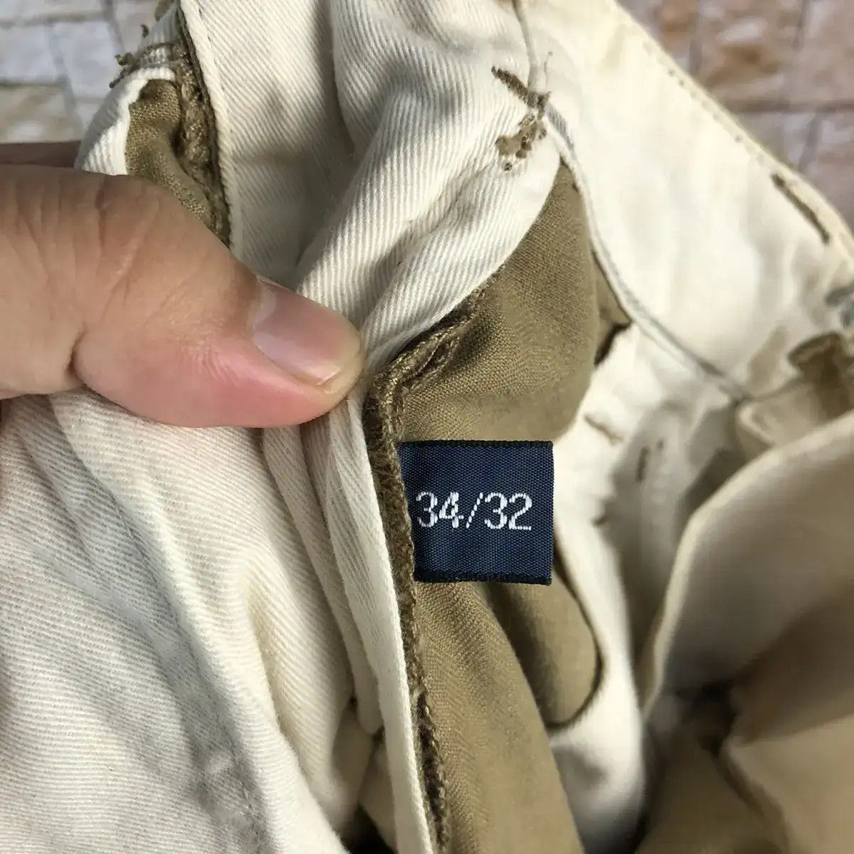 Ralph Lauren DL Ralph Lauren double knee 3d pocket Cargo Pants #A140 Size US 35 - 24 Thumbnail