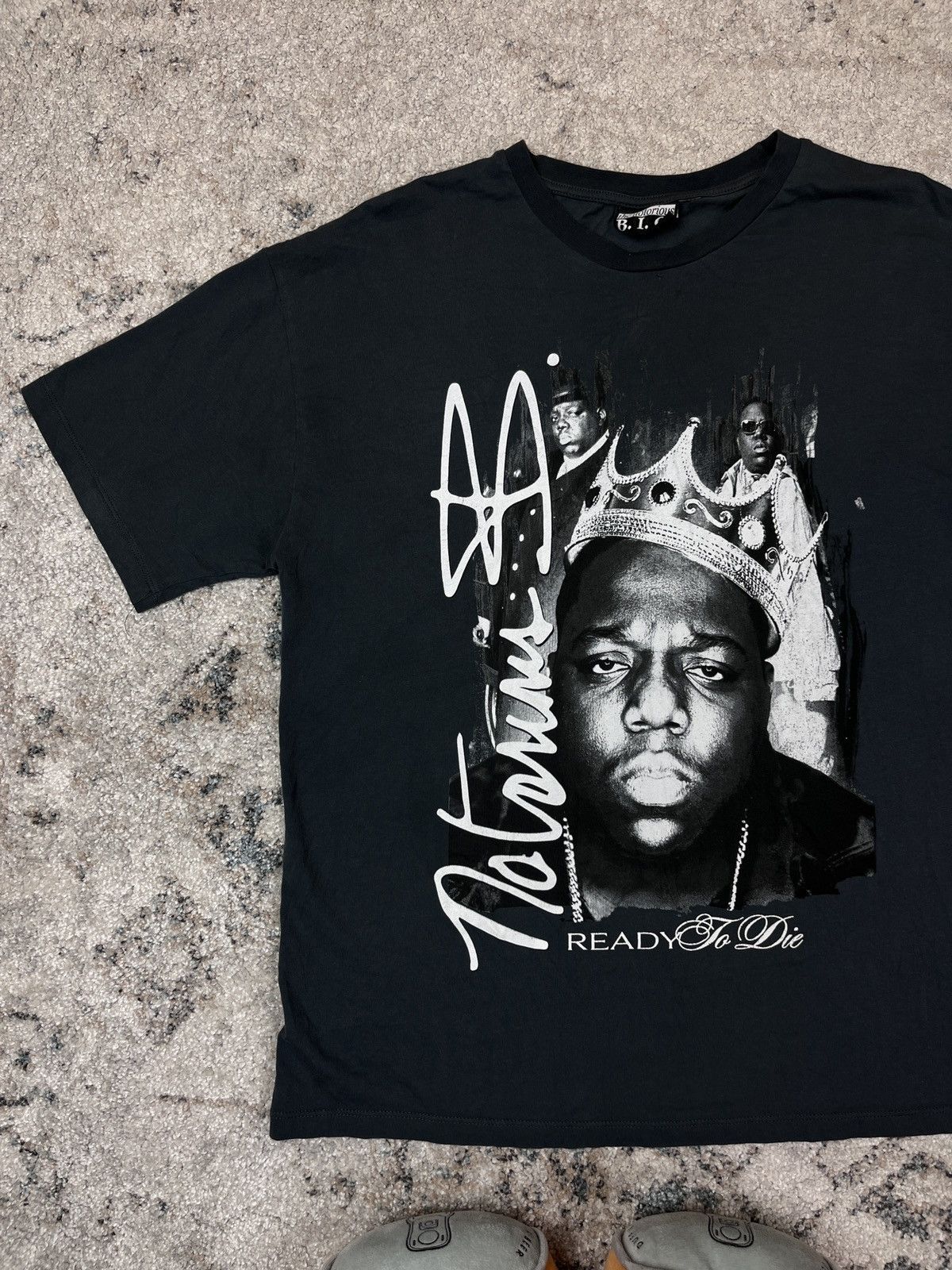 Rap Tees NOTORIOUS B.I.G - Y2K RARE TEE - № 825 Size US M / EU 48-50 / 2 - 2 Thumbnail