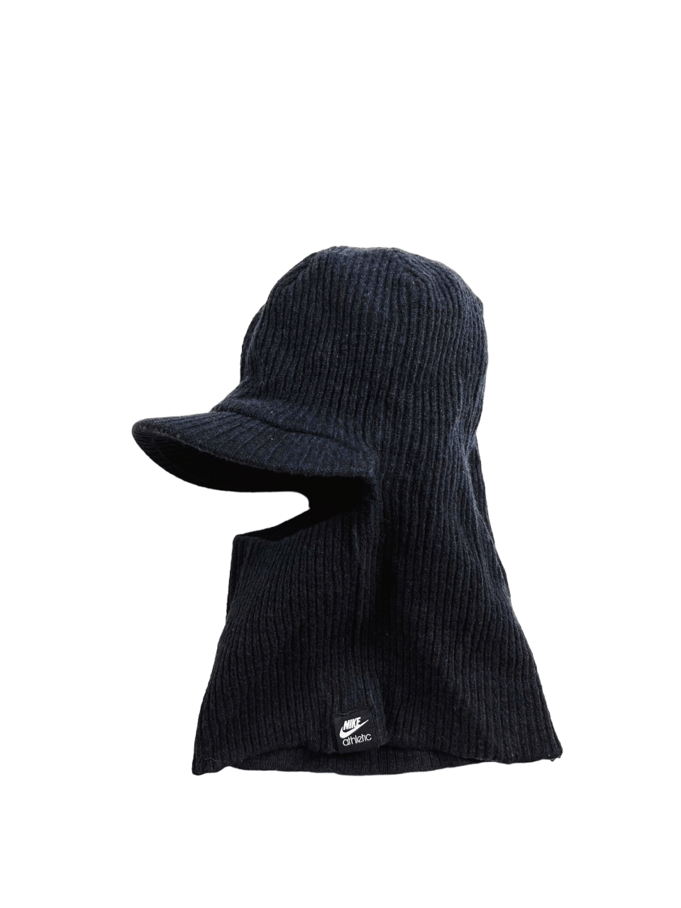 image of Vintage Nike Drill Balaclava Hat in Black, Men's