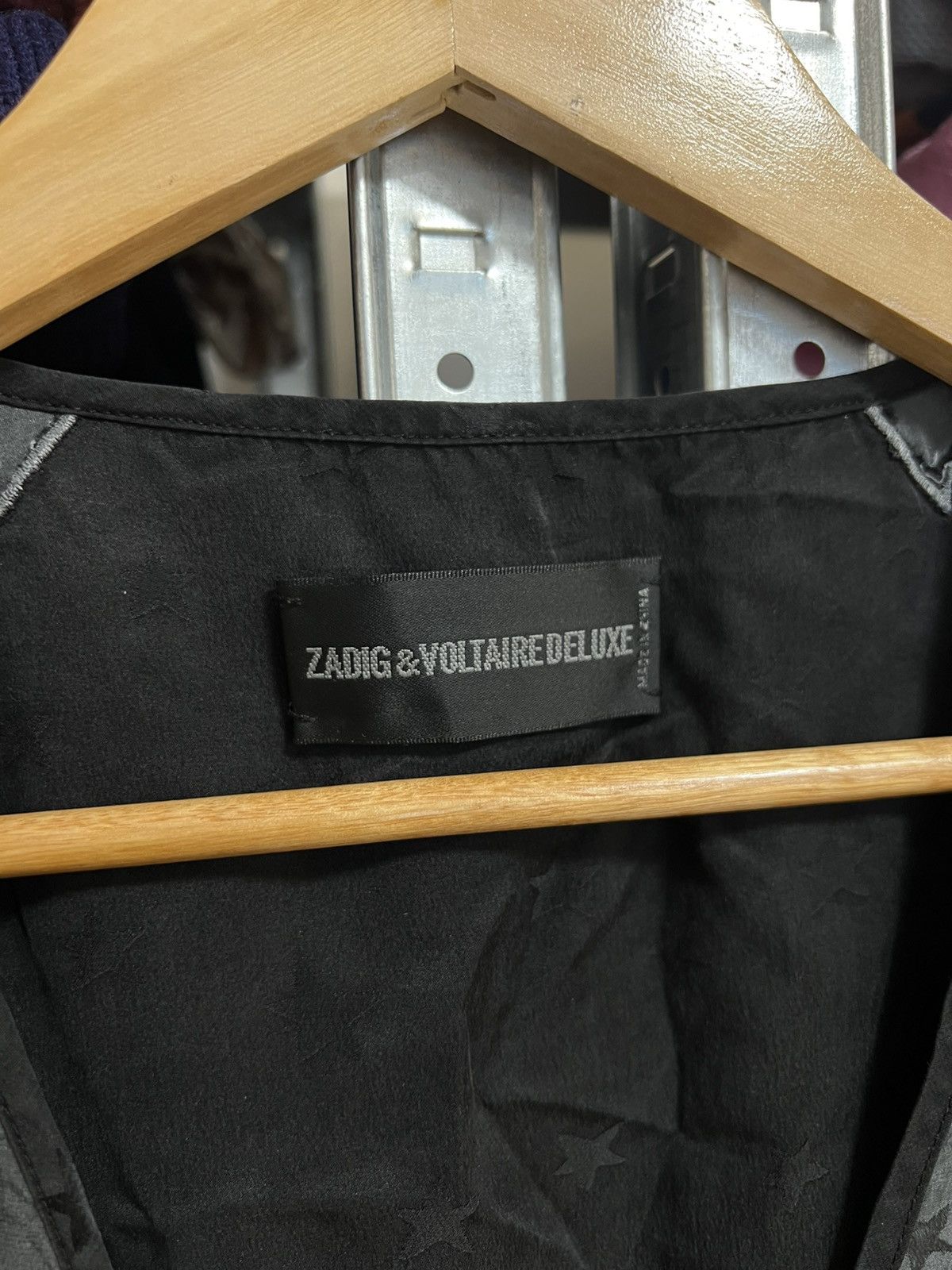 Vintage × Zadig & Voltaire Zadig & Voltaire Short Sleeve Silk Blouse Top Casual Shirt Size M / US 6-8 / IT 42-44 - 6 Thumbnail