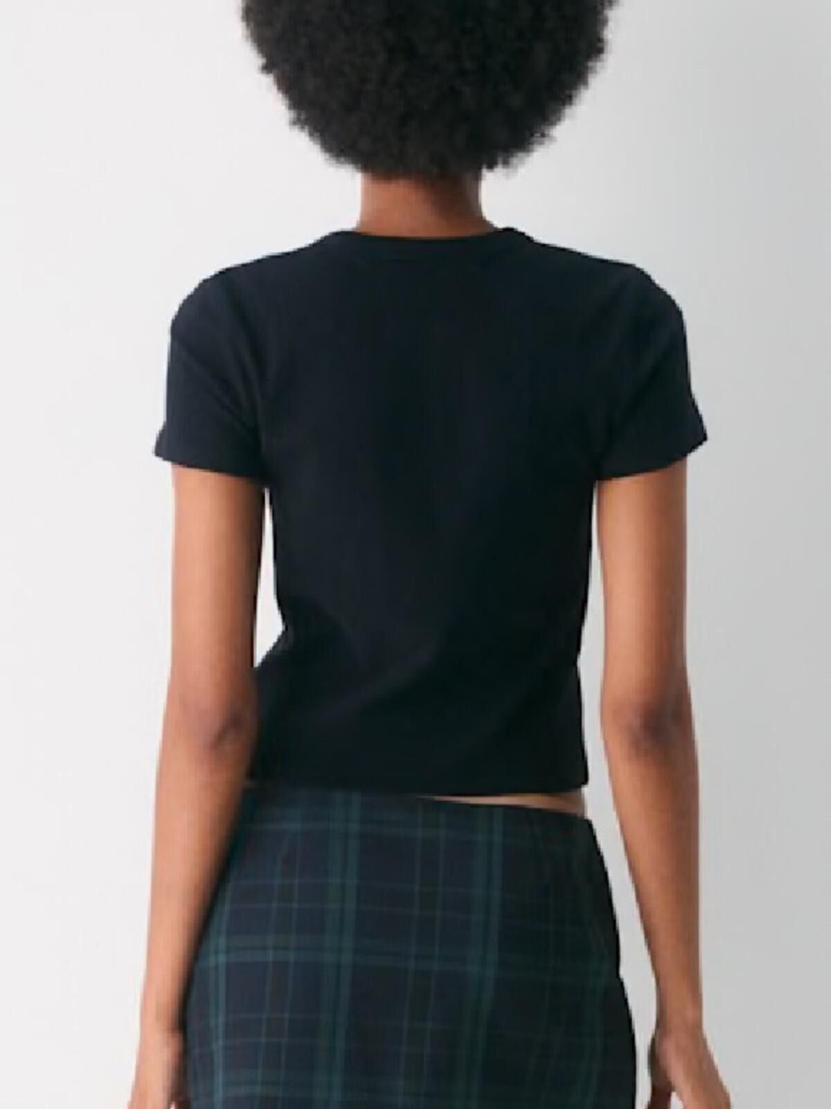 Other Sunday Best / BestHug Little Ribbed T-Shirt / Black Size S / US 4 / IT 40 - 9 Thumbnail