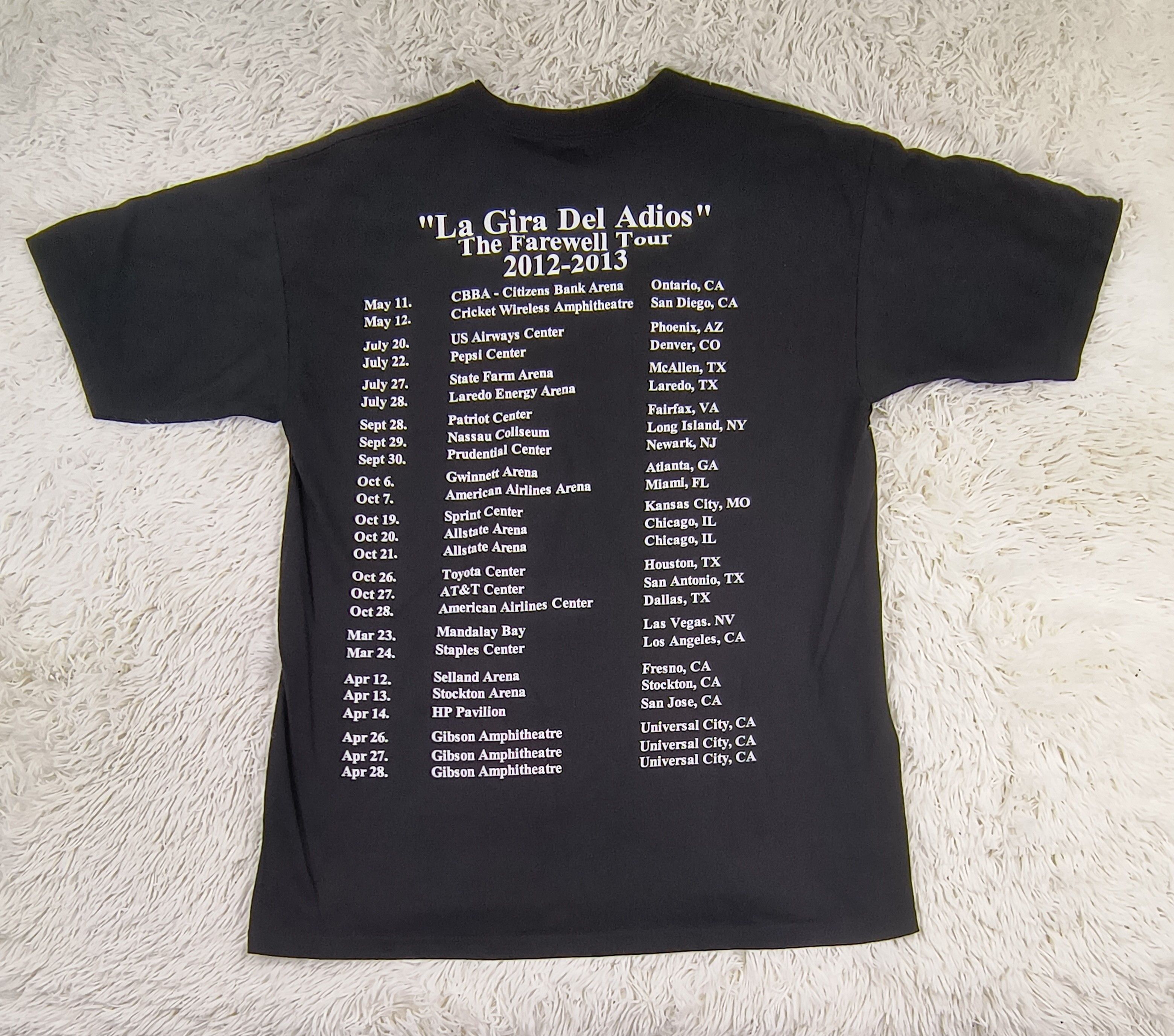 Mexican Threads Vicente Fernandez la gira del adios 2012 tee Size US M / EU 48-50 / 2 - 6 Thumbnail