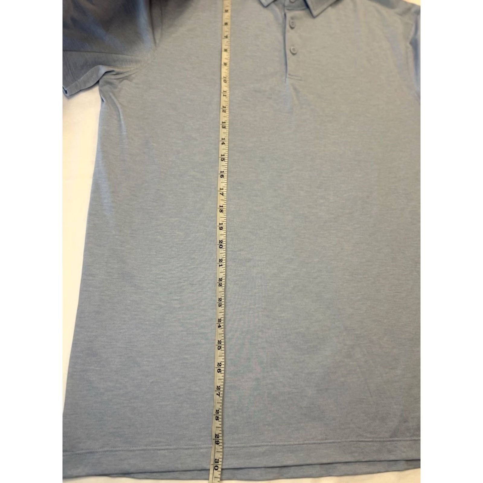 Lululemon Lululemon Evolution Polo Shirt Sleeve Golf Polo Light Blue Size Large Mens Short Sleeve? Size US L / EU 52-54 / 3 - 4 Thumbnail