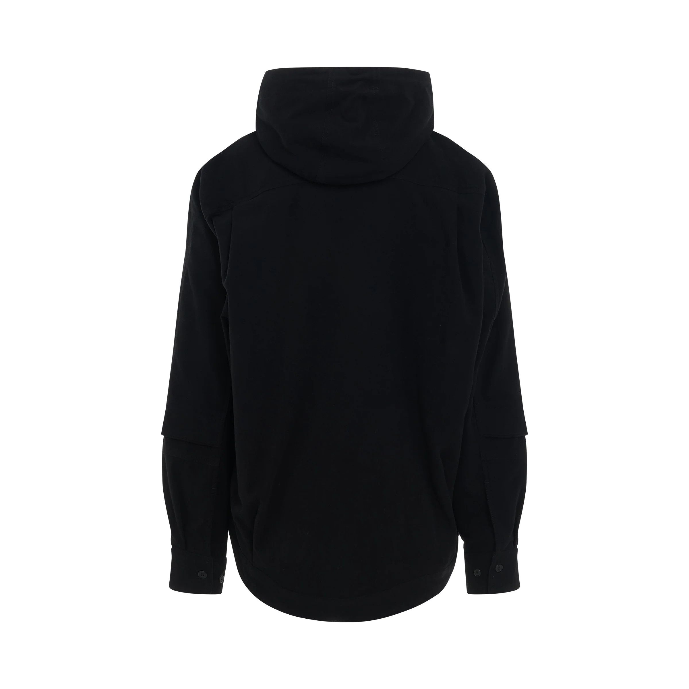 Juun.J o1mris0824 Flannel Hoodie in Black Size US M / EU 48-50 / 2 - 4 Thumbnail