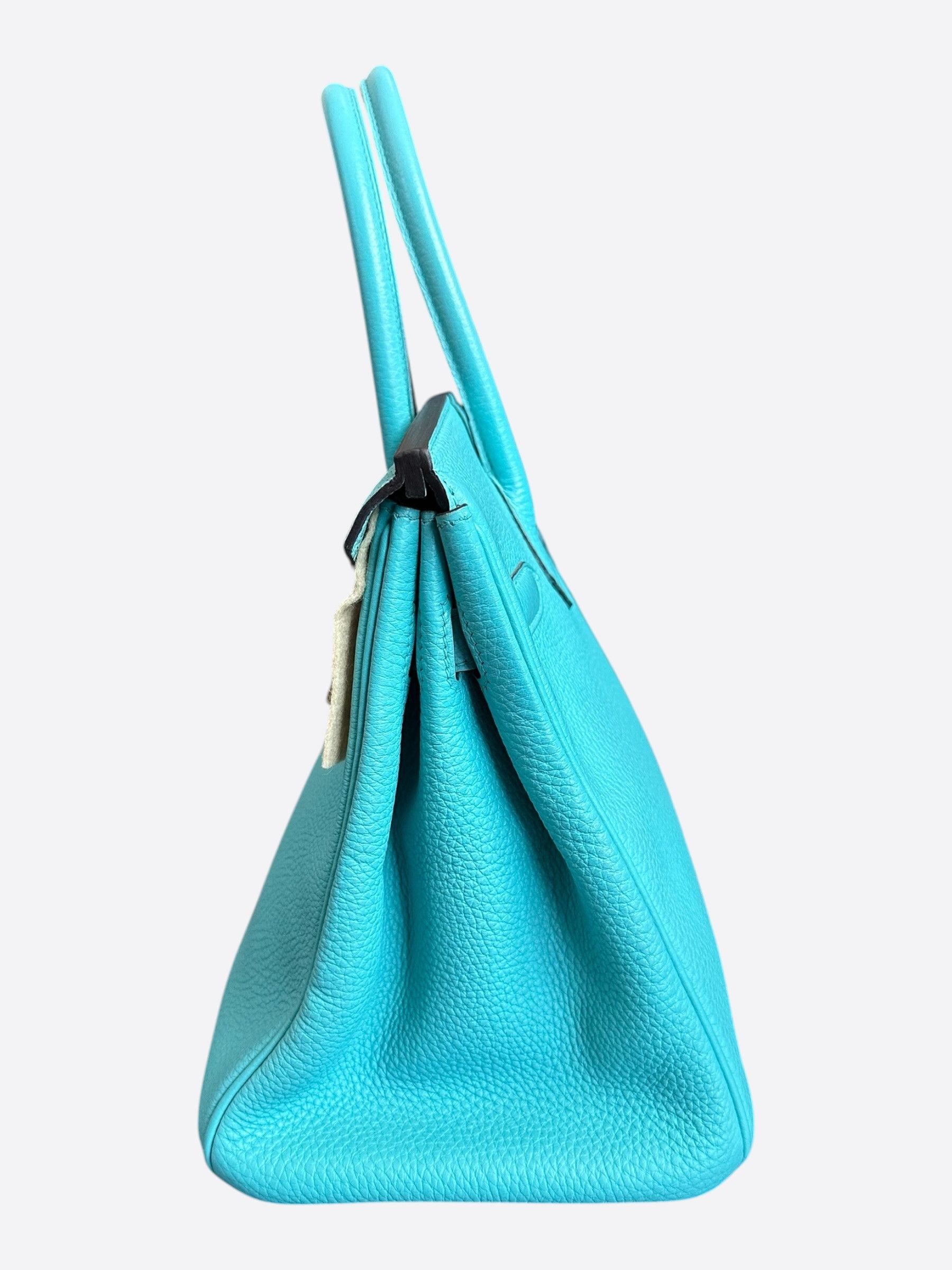 Hermes Hermes Tiffany Blue Togo & Gold Hardware Birkin 30 Size ONE SIZE - 4 Thumbnail